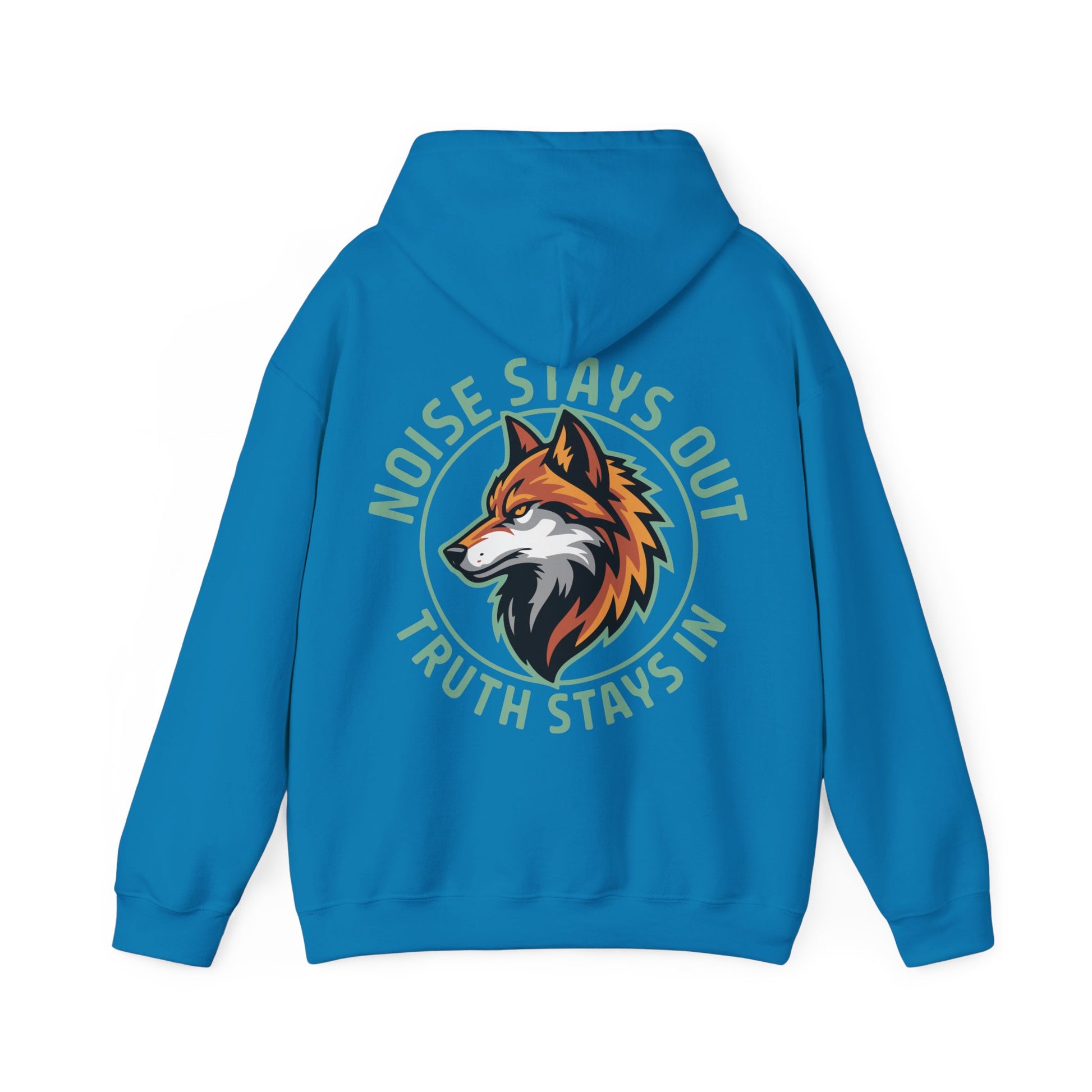 Unisex Heavy Blend Hoodie / NOISE STAYS OUT TRUTH STAYS IN