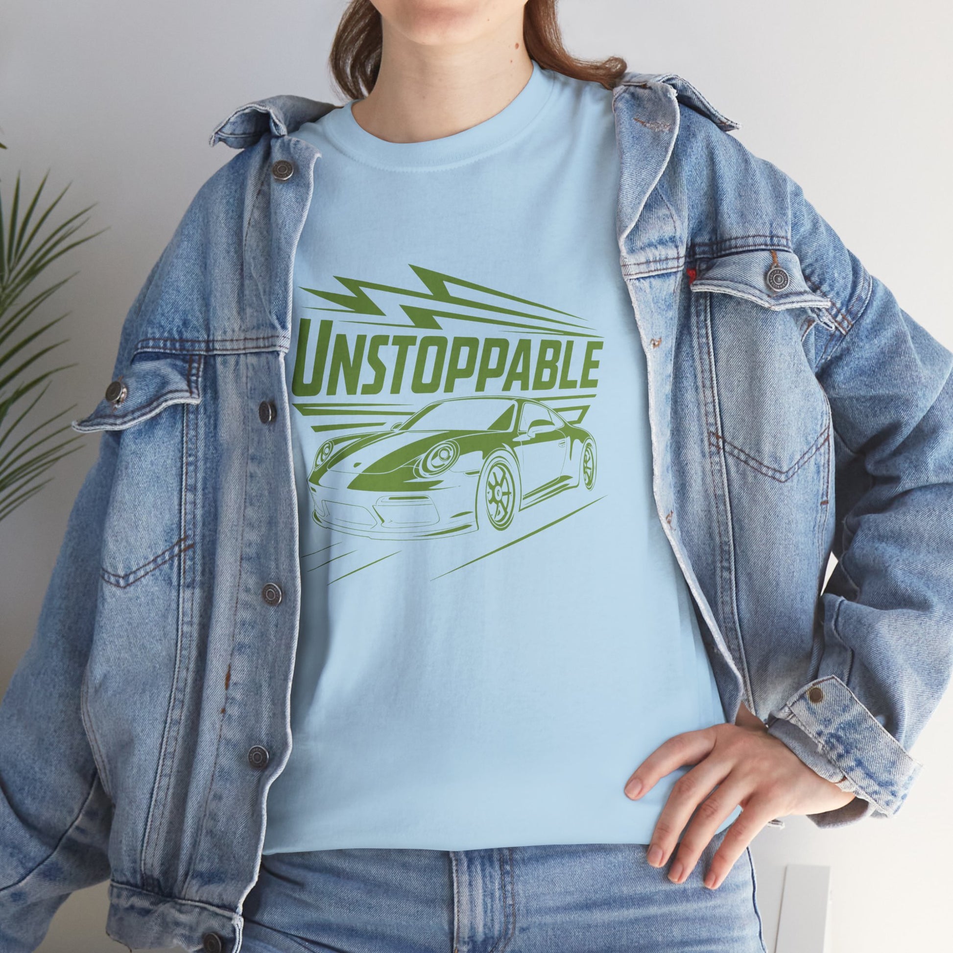 UNSTOPPABLE - Bold Porsche-Inspired  | Unisex Heavy Cotton Tee