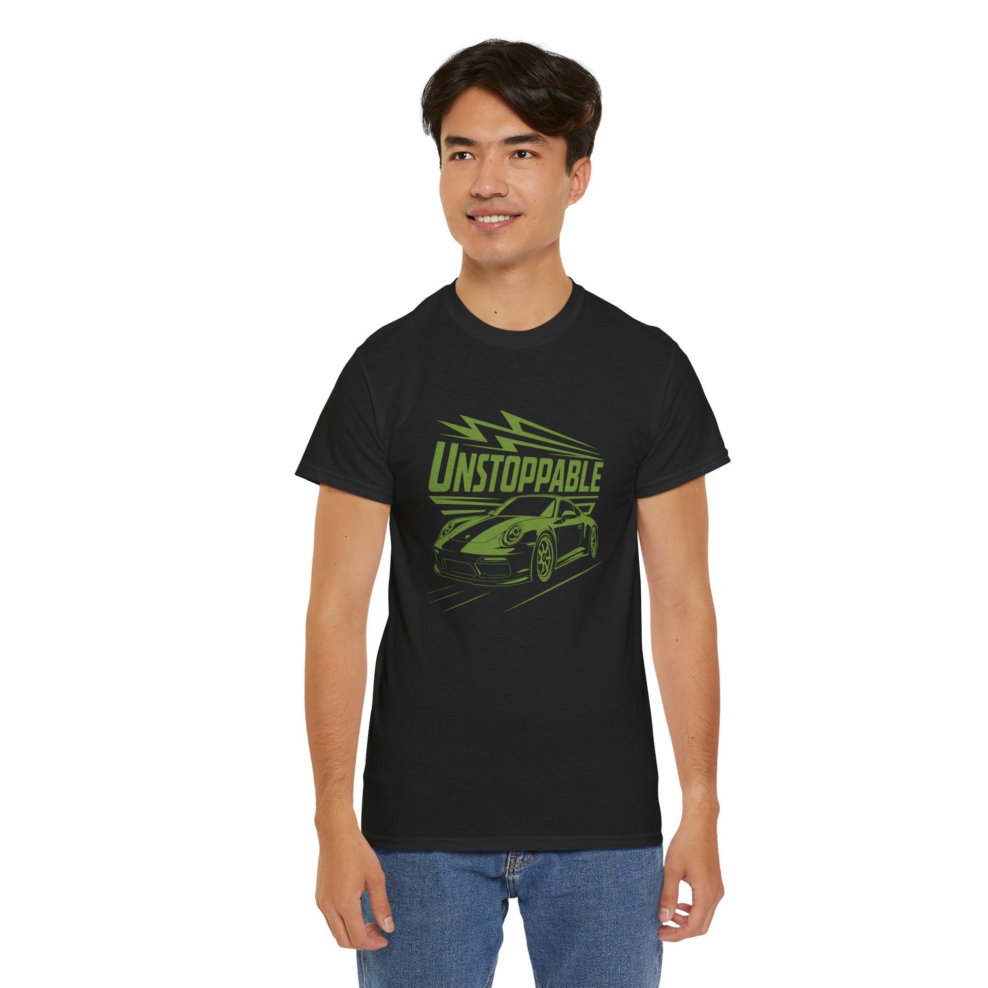 UNSTOPPABLE - Bold Porsche-Inspired  | Unisex Heavy Cotton Tee