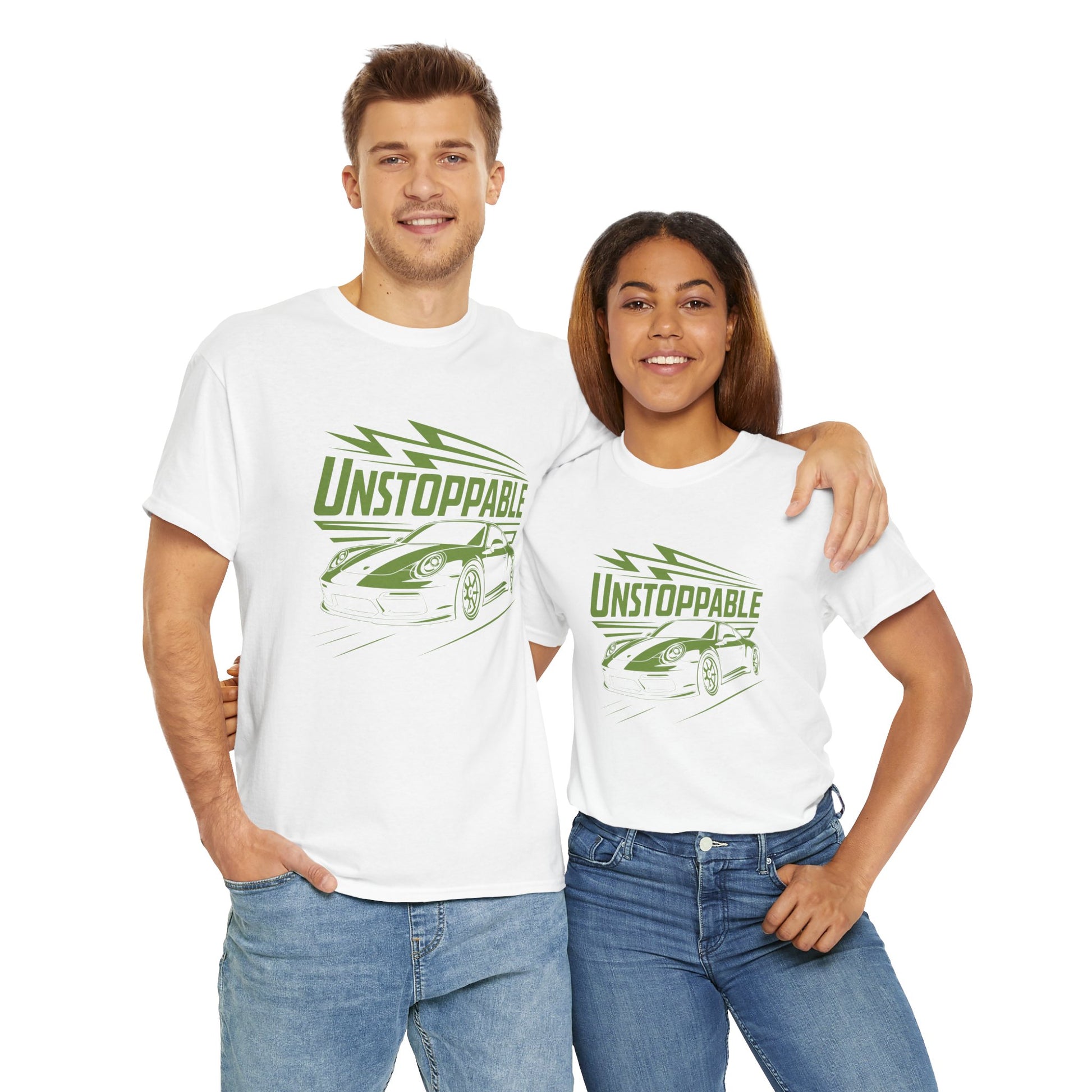 UNSTOPPABLE - Bold Porsche-Inspired  | Unisex Heavy Cotton Tee