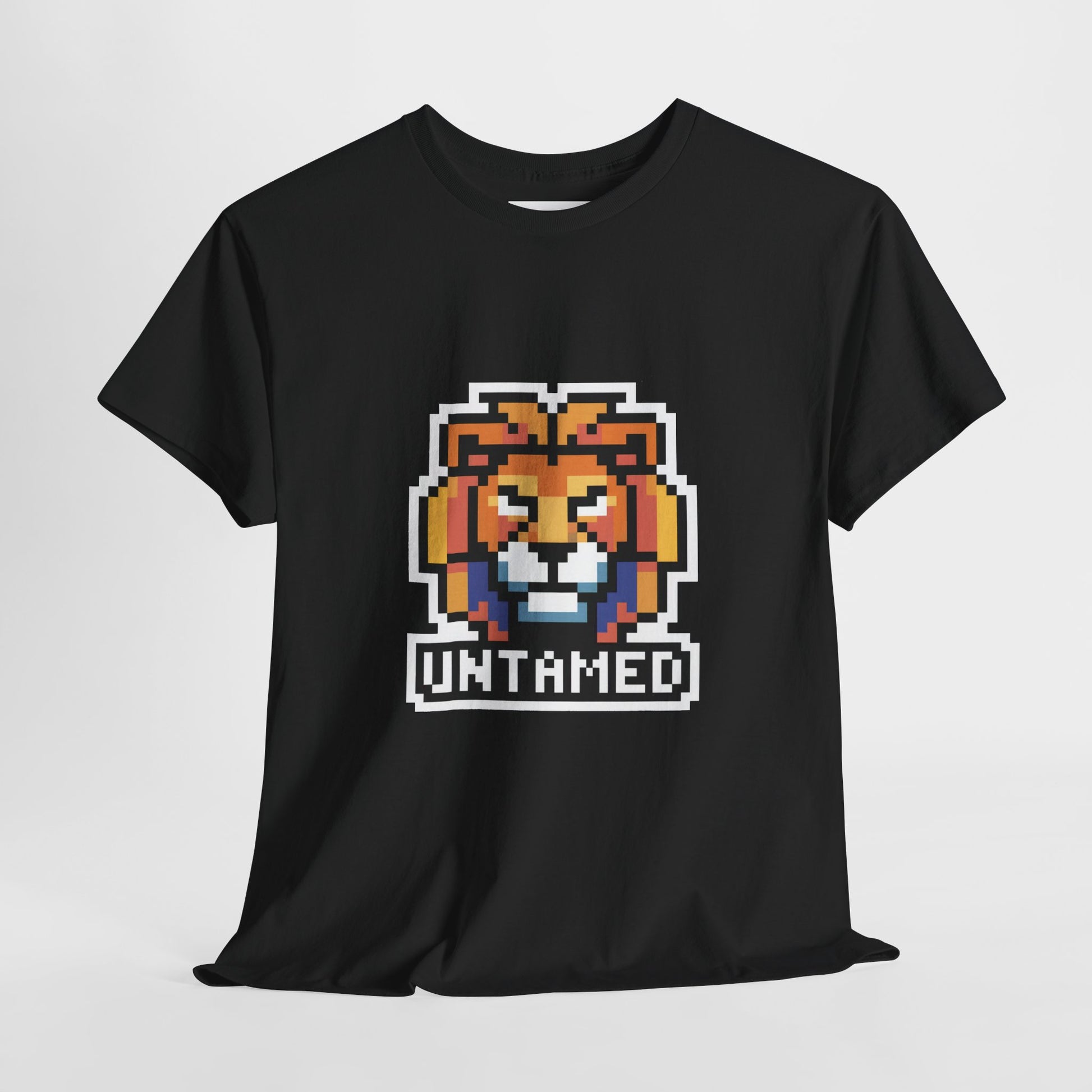 UNTAMED Pixel Lion | Unisex Heavy Cotton Tee