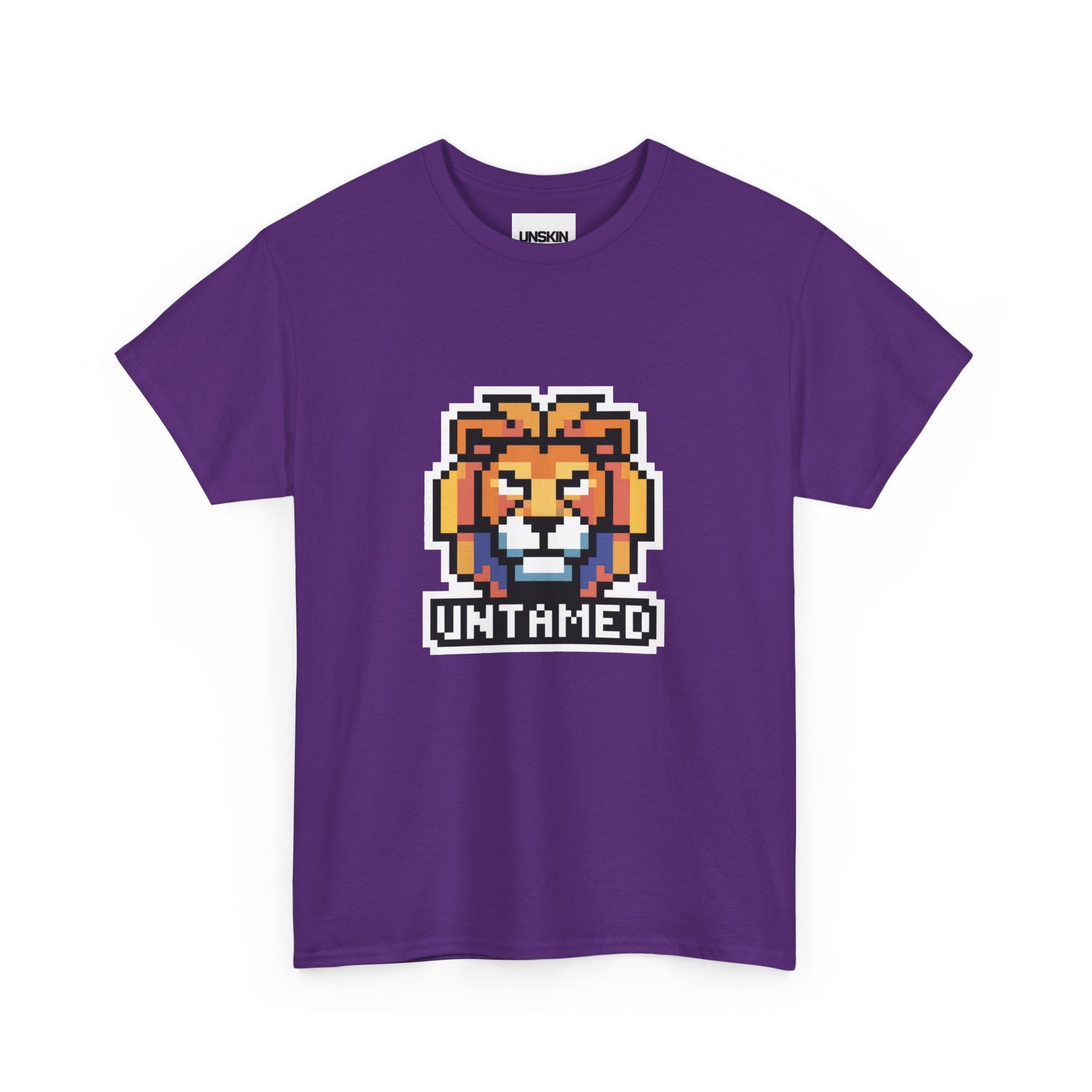 UNTAMED Pixel Lion | Unisex Heavy Cotton Tee
