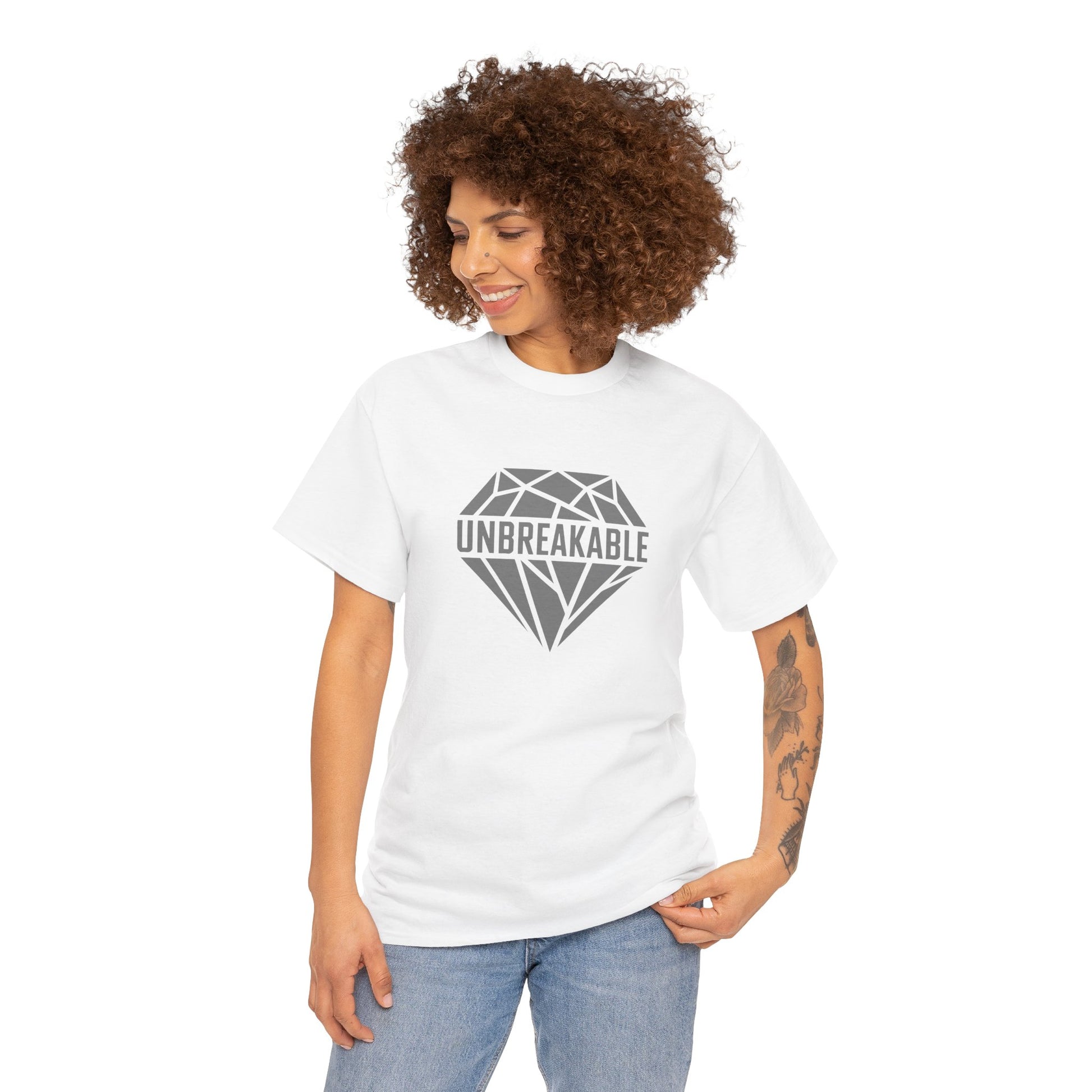 UNBREAKABLE - Diamond Strength | Unisex Heavy Cotton Tee