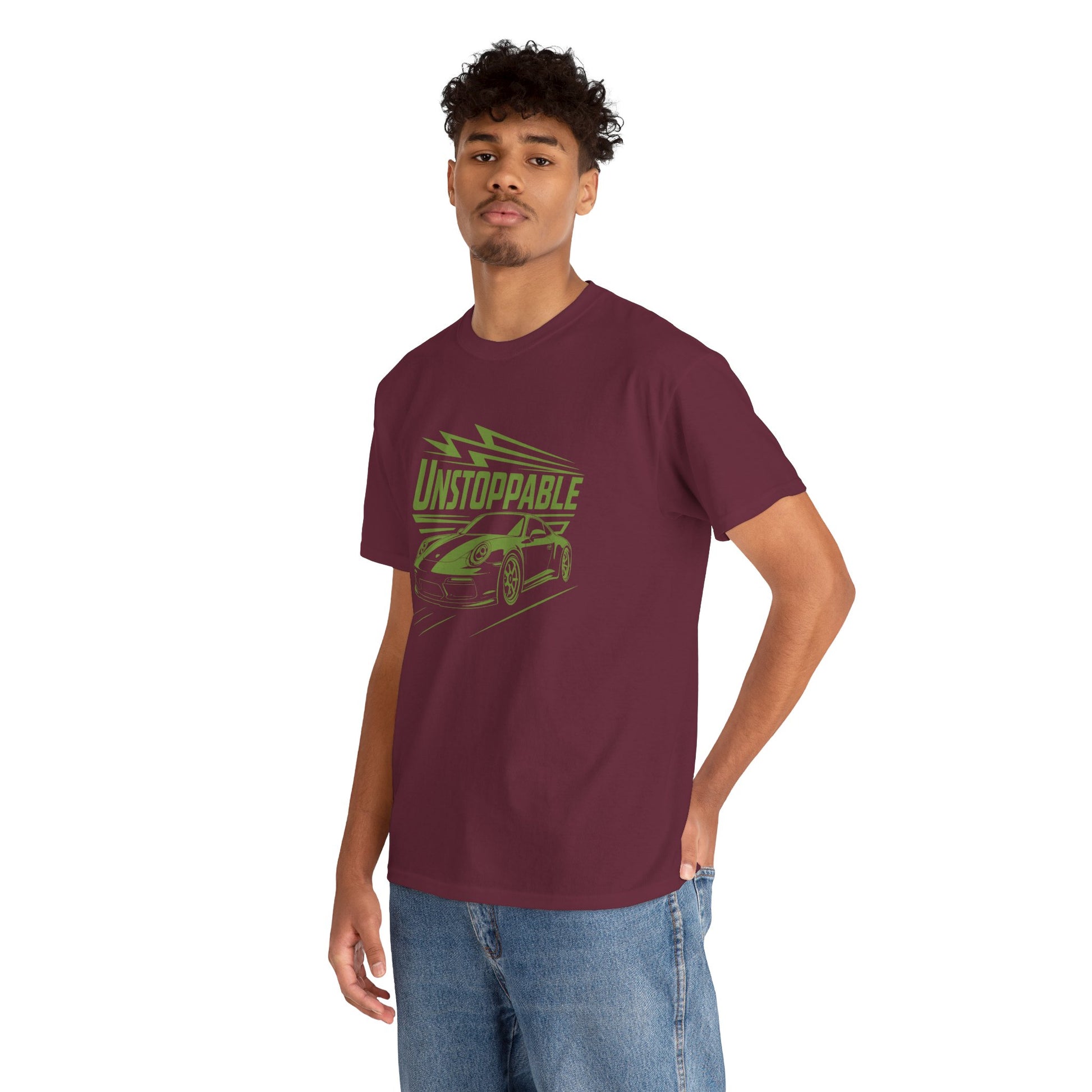 UNSTOPPABLE - Bold Porsche-Inspired  | Unisex Heavy Cotton Tee