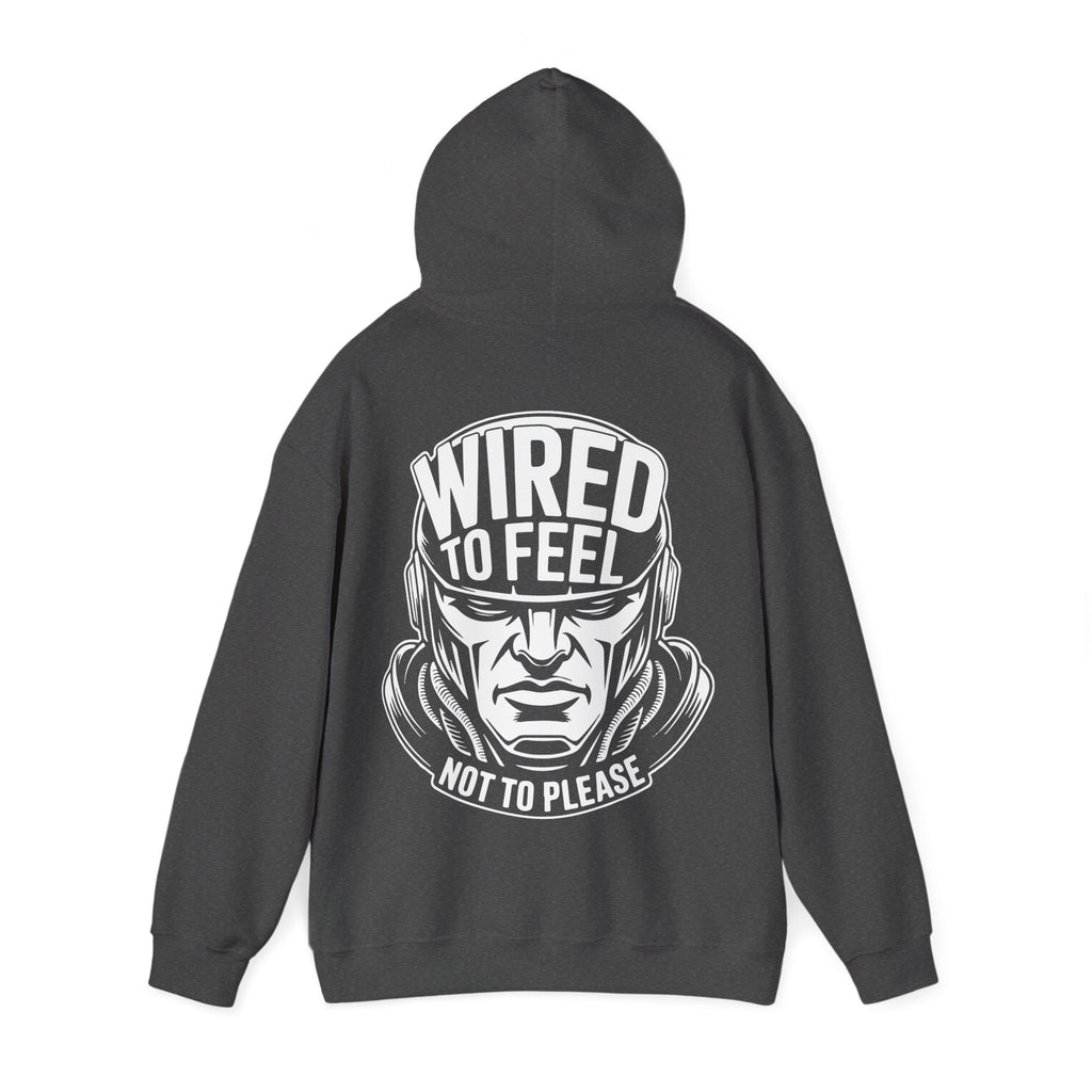 Unisex Heavy Blend Hoodie / WIRED TO FEEL NOT TO PEASE