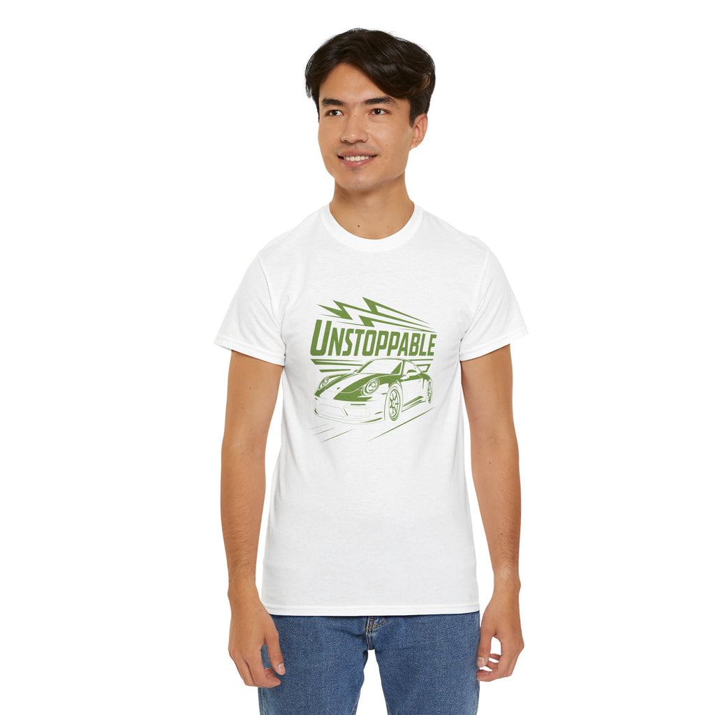 UNSTOPPABLE - Bold Porsche-Inspired  | Unisex Heavy Cotton Tee