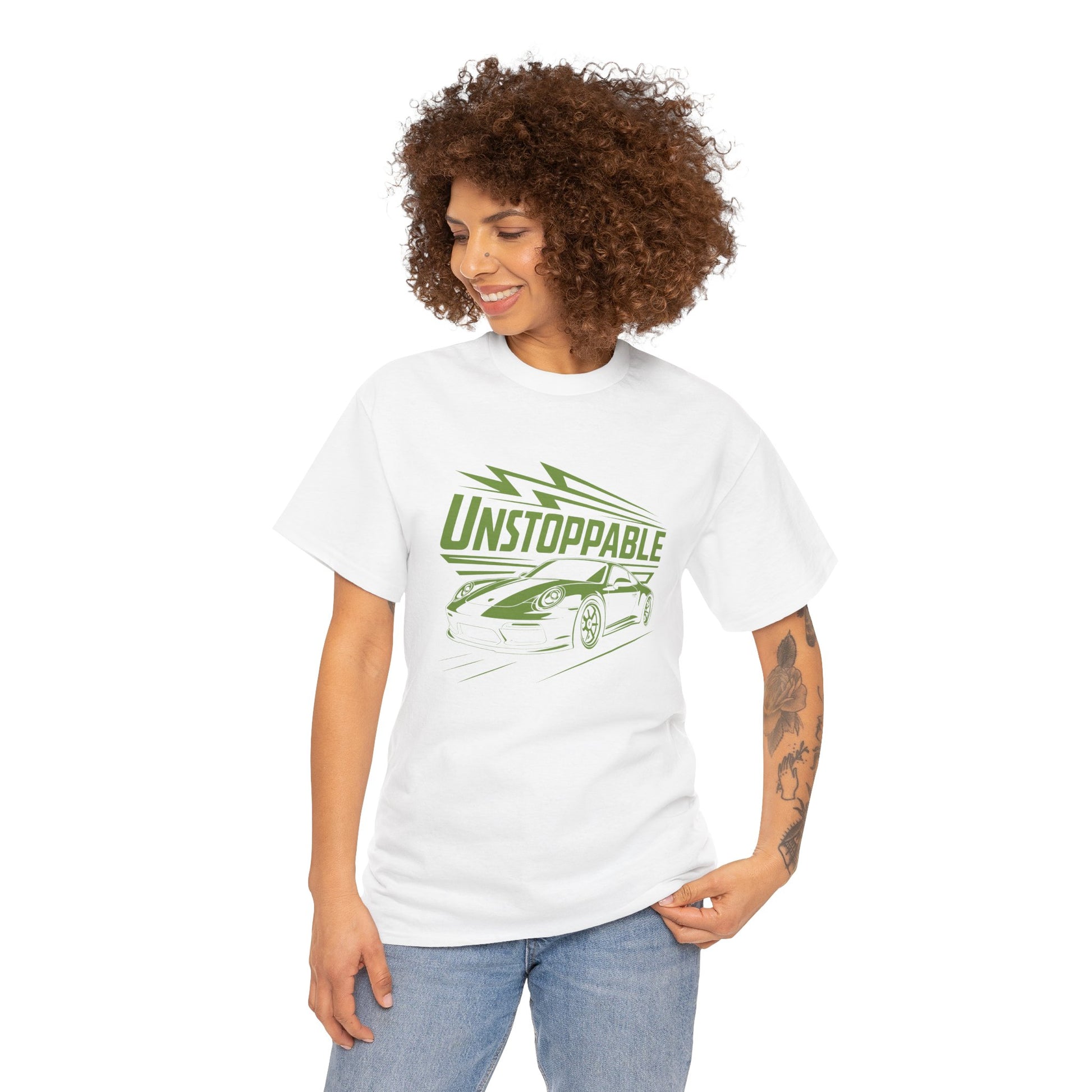 UNSTOPPABLE - Bold Porsche-Inspired  | Unisex Heavy Cotton Tee