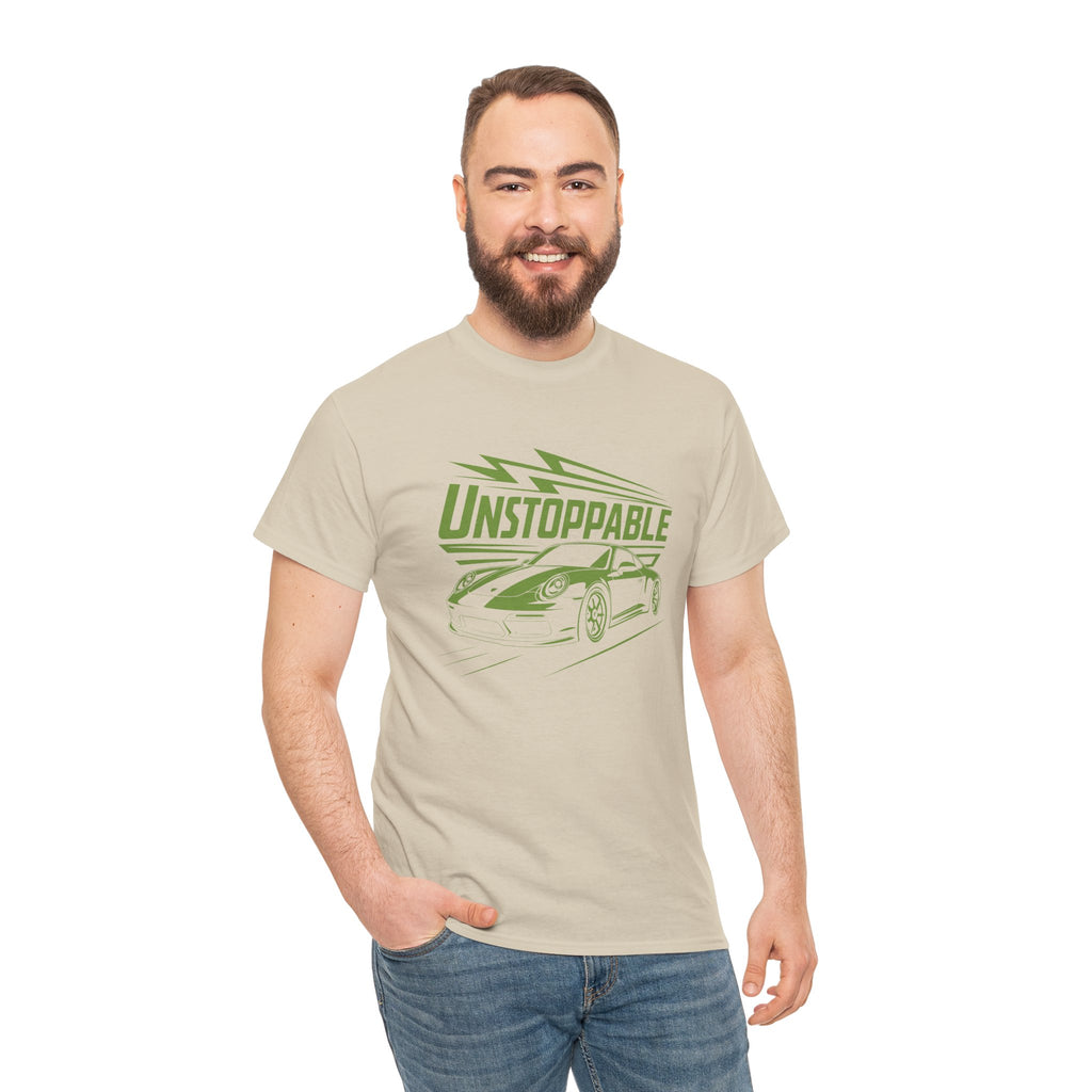 UNSTOPPABLE - Bold Porsche-Inspired  | Unisex Heavy Cotton Tee