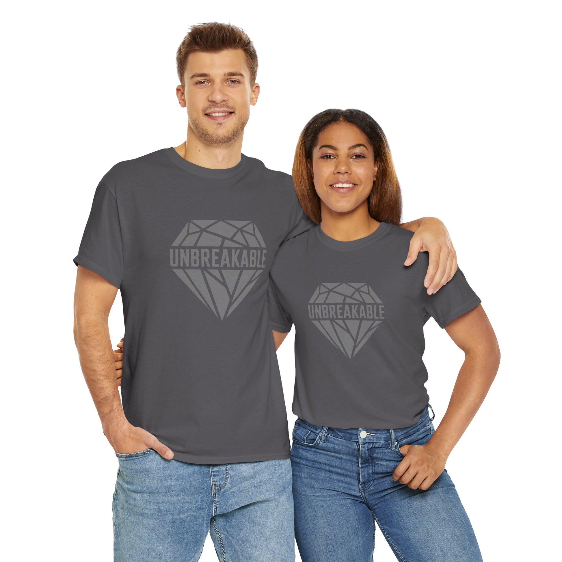 UNBREAKABLE - Diamond Strength | Unisex Heavy Cotton Tee