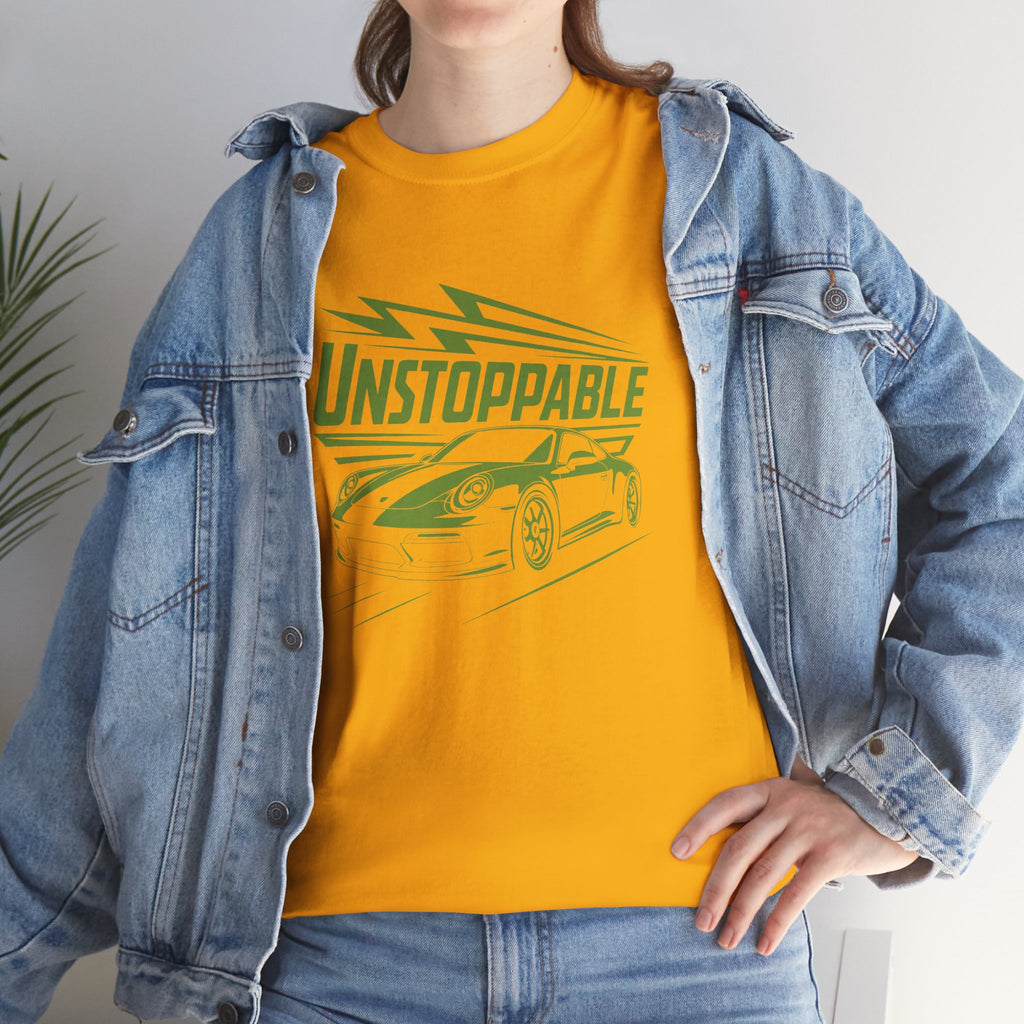 UNSTOPPABLE - Bold Porsche-Inspired  | Unisex Heavy Cotton Tee