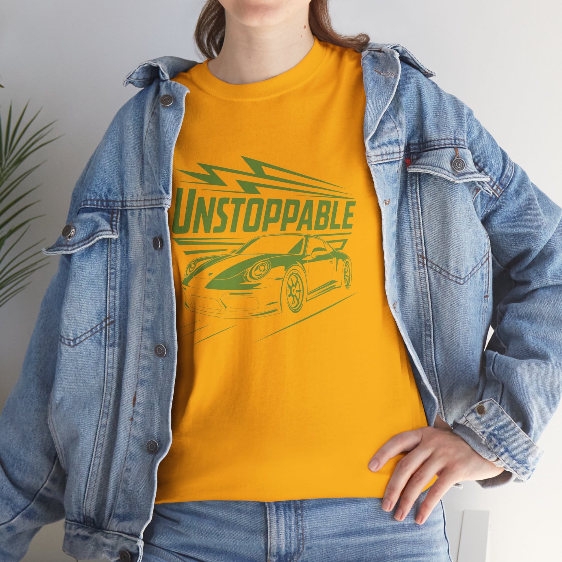 UNSTOPPABLE - Bold Porsche-Inspired  | Unisex Heavy Cotton Tee
