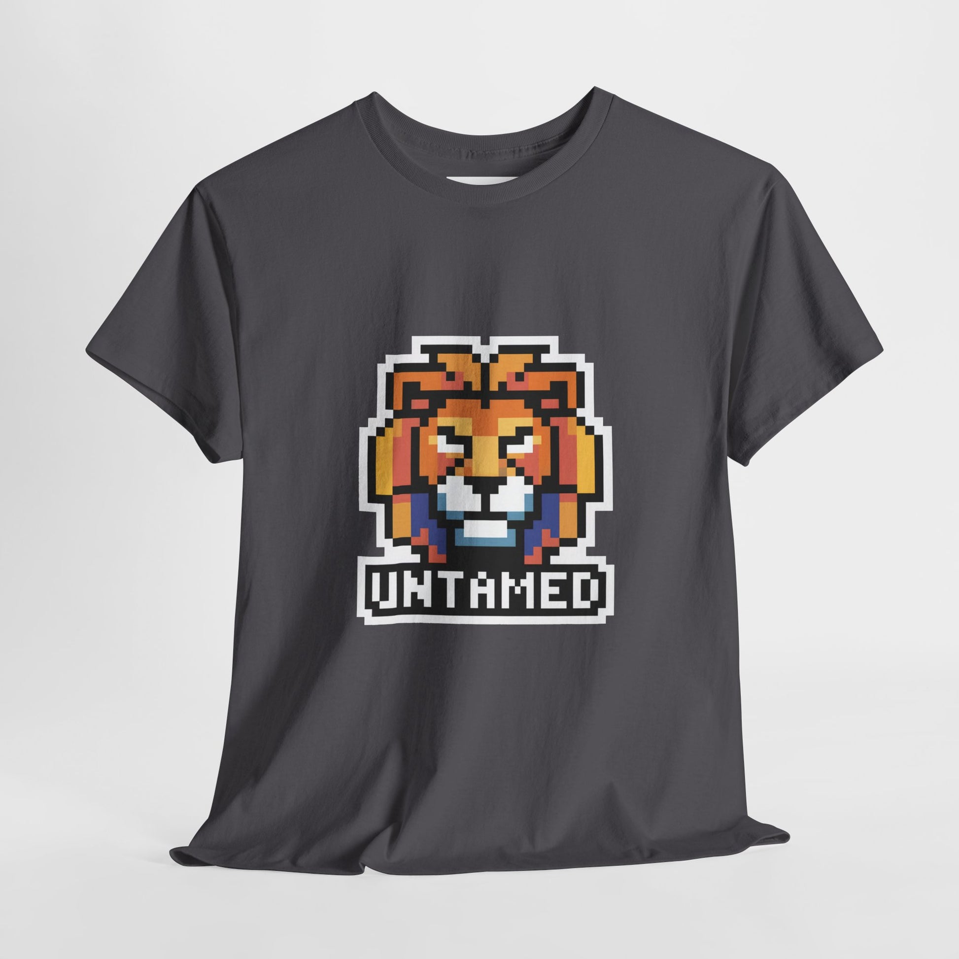 UNTAMED Pixel Lion | Unisex Heavy Cotton Tee