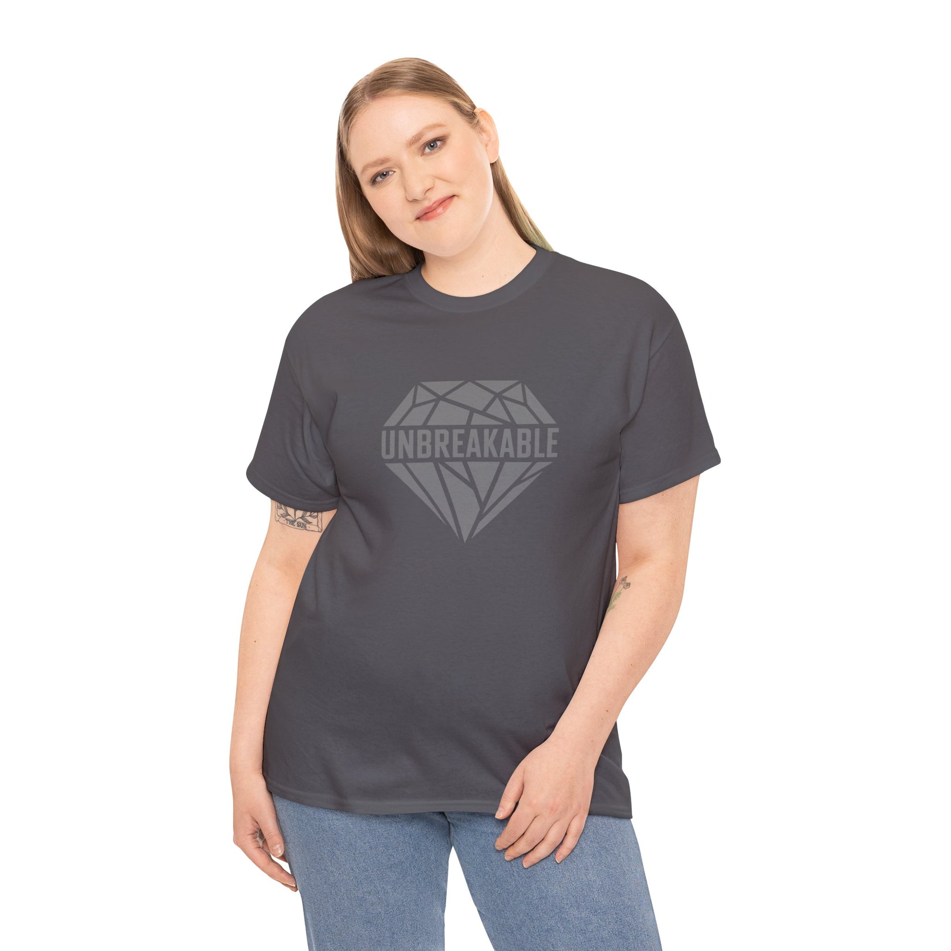 UNBREAKABLE - Diamond Strength | Unisex Heavy Cotton Tee