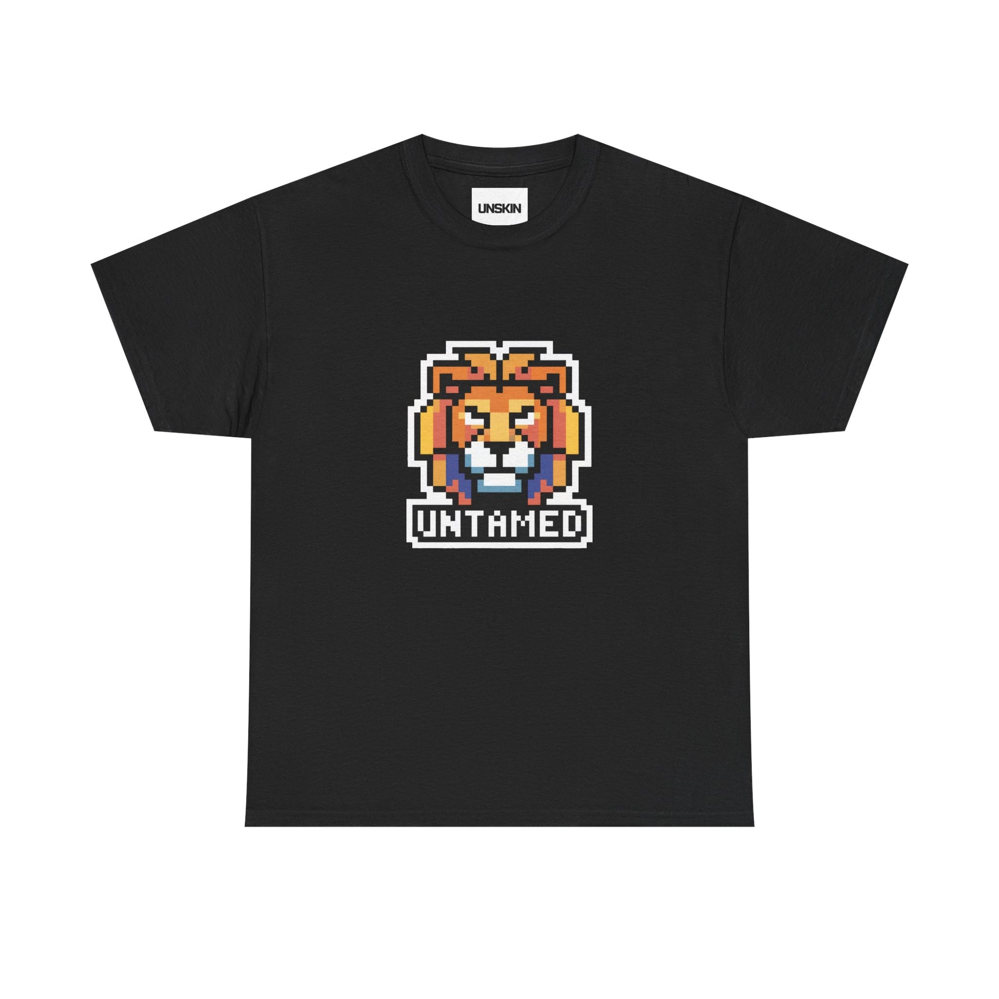 UNTAMED Pixel Lion | Unisex Heavy Cotton Tee