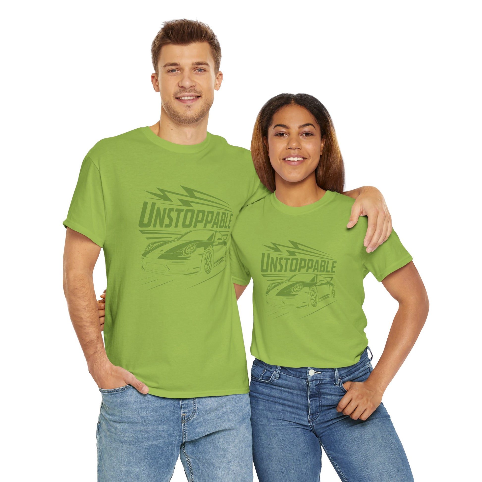 UNSTOPPABLE - Bold Porsche-Inspired  | Unisex Heavy Cotton Tee