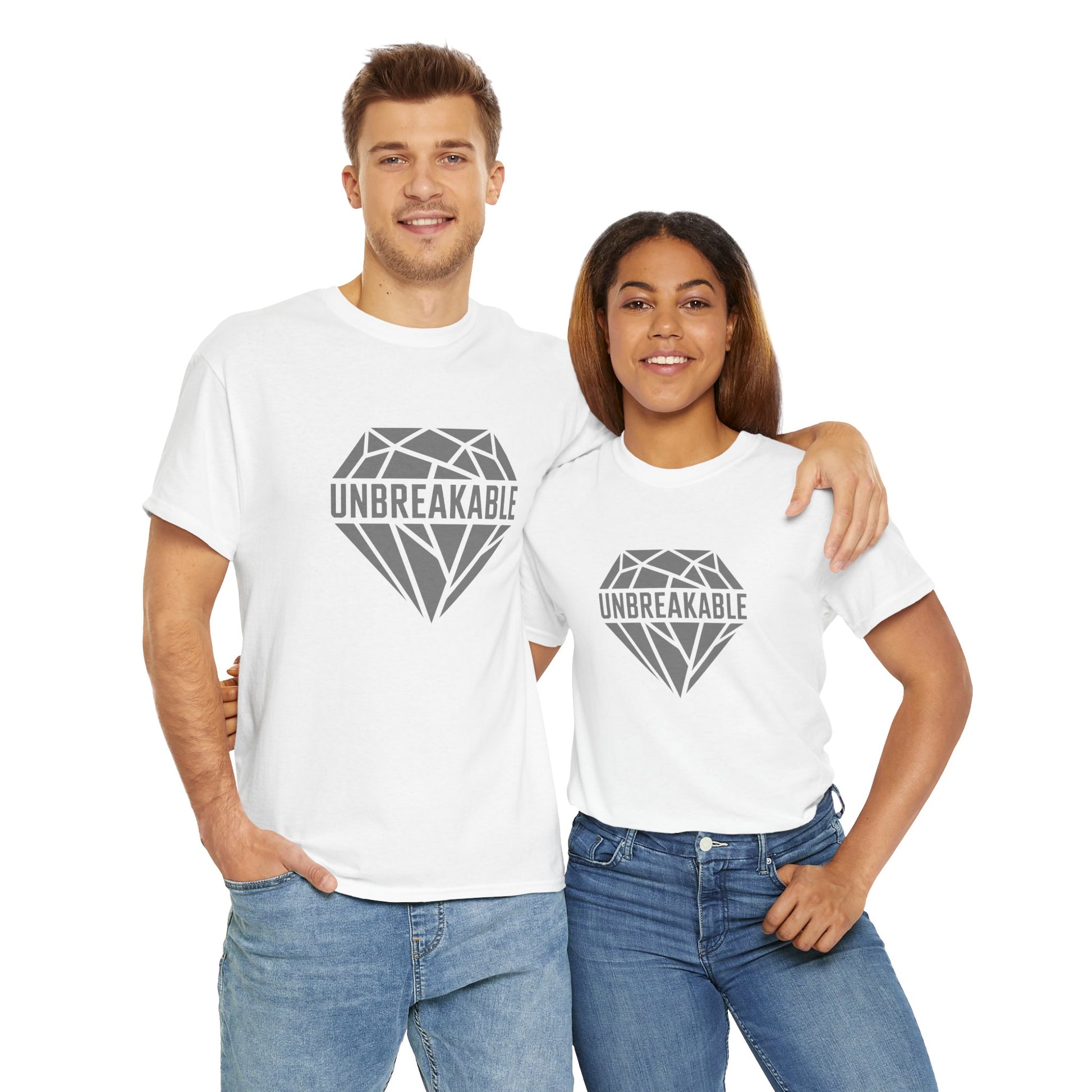 UNBREAKABLE - Diamond Strength | Unisex Heavy Cotton Tee