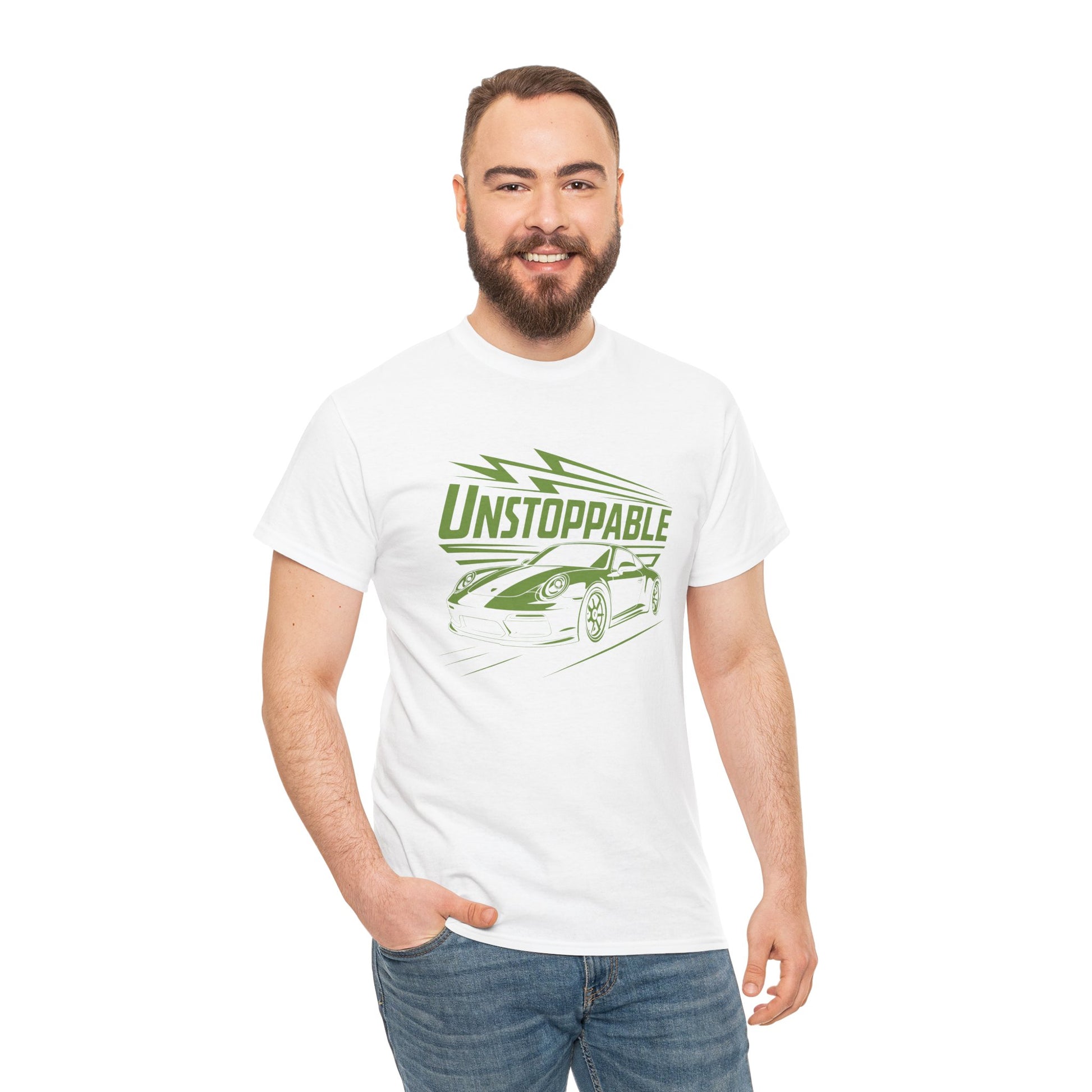 UNSTOPPABLE - Bold Porsche-Inspired  | Unisex Heavy Cotton Tee