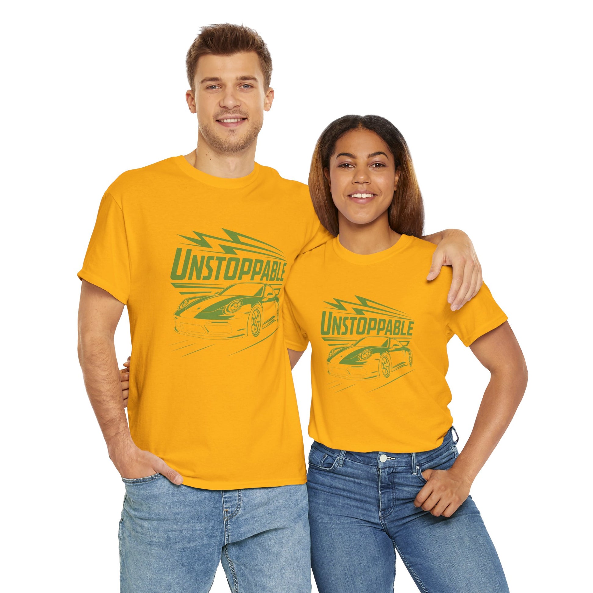 UNSTOPPABLE - Bold Porsche-Inspired  | Unisex Heavy Cotton Tee