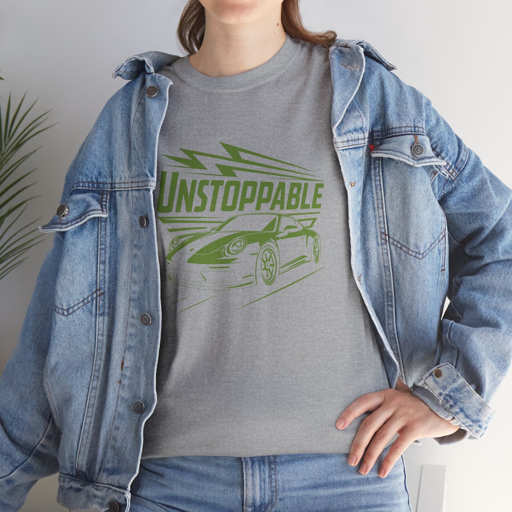 UNSTOPPABLE - Bold Porsche-Inspired  | Unisex Heavy Cotton Tee