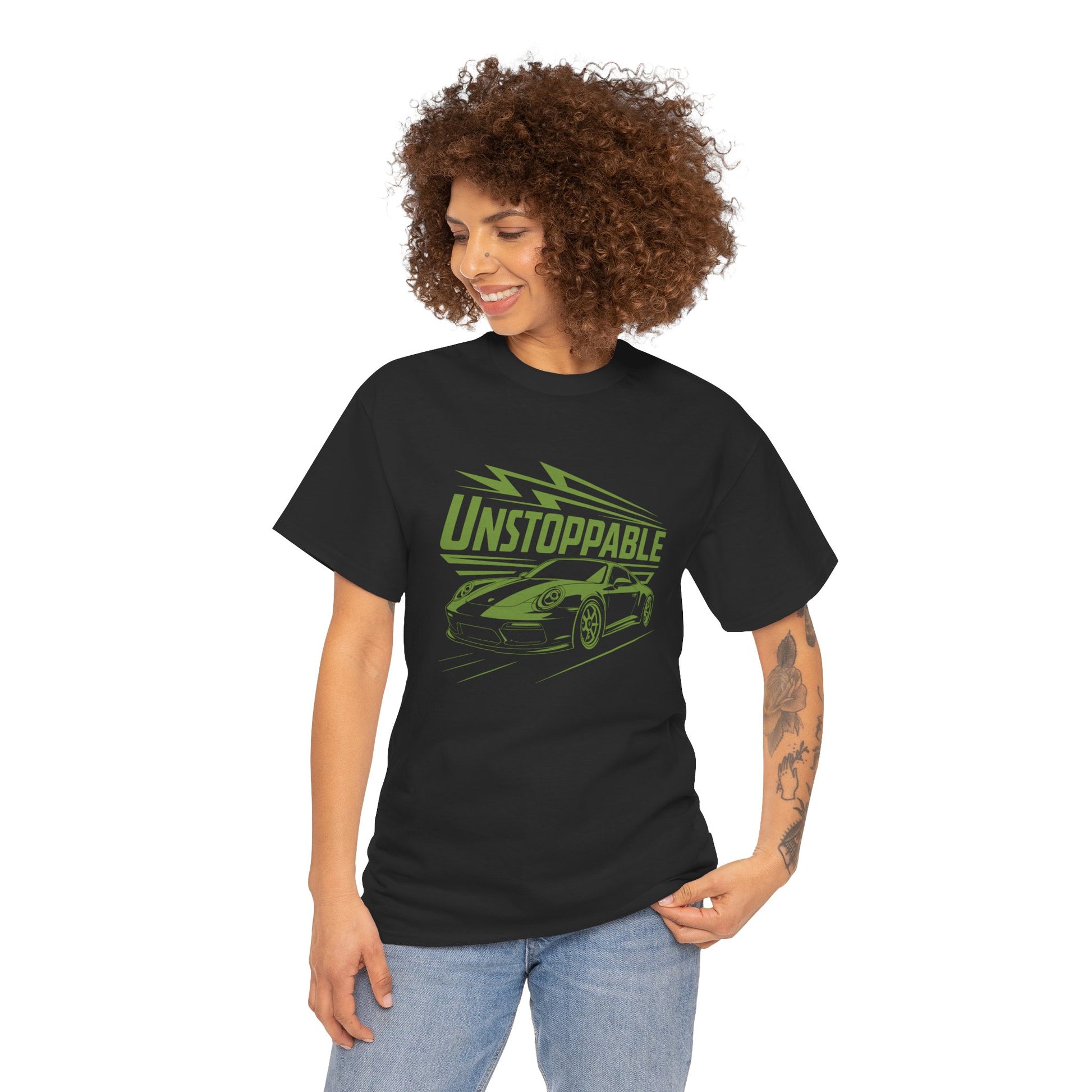 UNSTOPPABLE - Bold Porsche-Inspired  | Unisex Heavy Cotton Tee