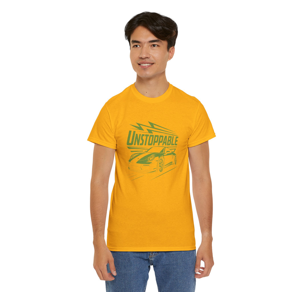 UNSTOPPABLE - Bold Porsche-Inspired  | Unisex Heavy Cotton Tee