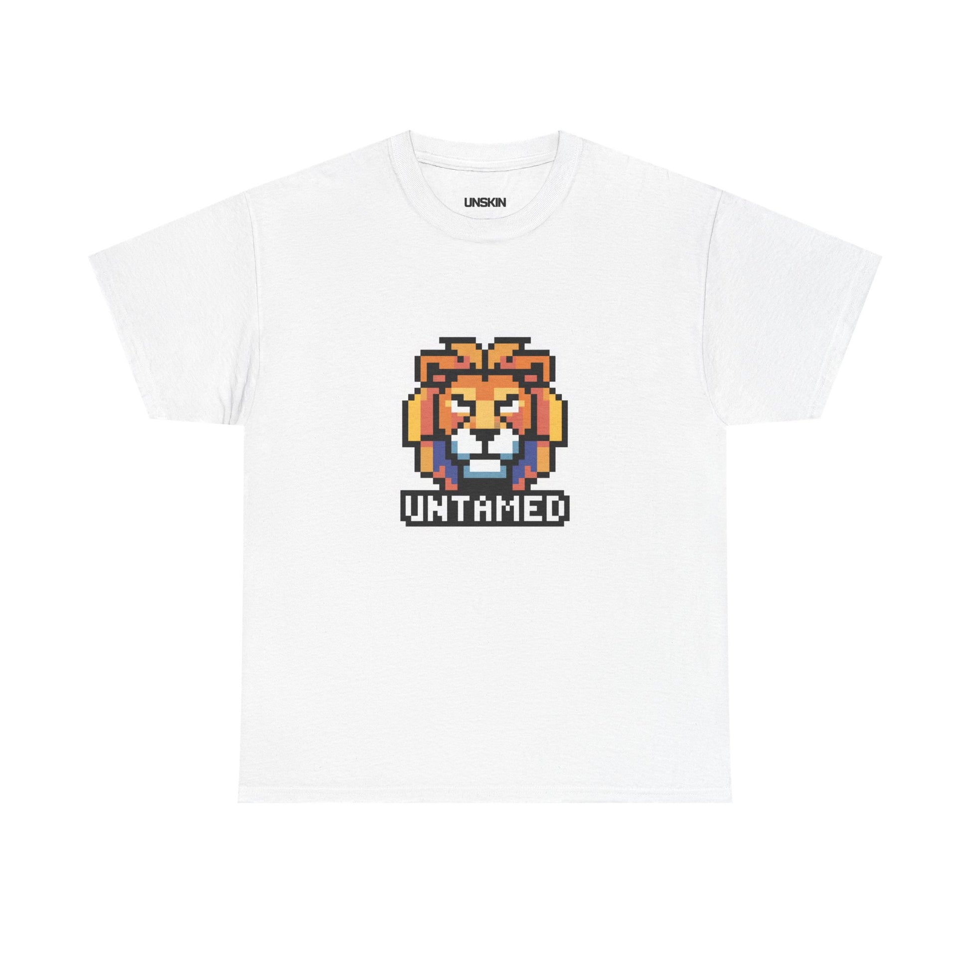 UNTAMED Pixel Lion | Unisex Heavy Cotton Tee