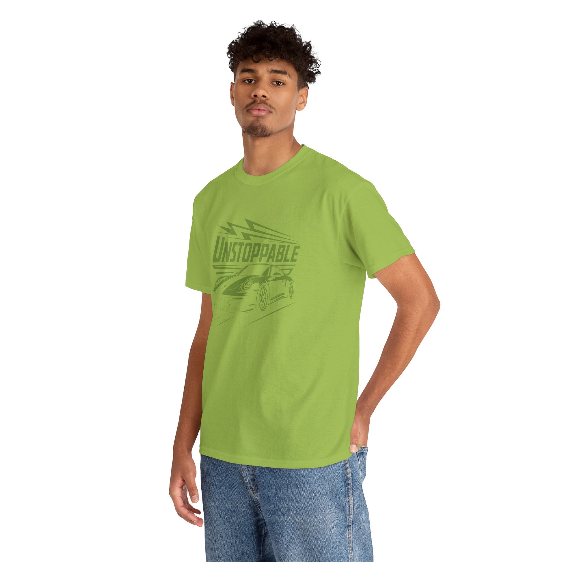 UNSTOPPABLE - Bold Porsche-Inspired  | Unisex Heavy Cotton Tee