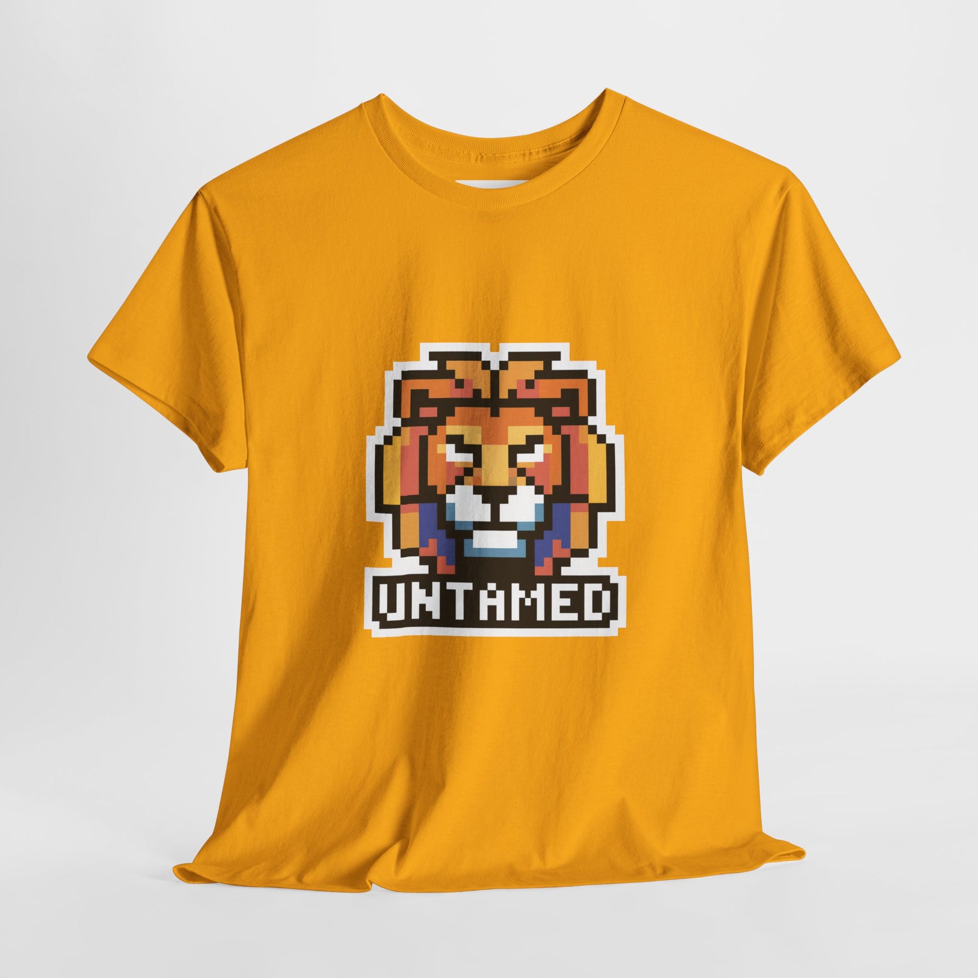 UNTAMED Pixel Lion | Unisex Heavy Cotton Tee