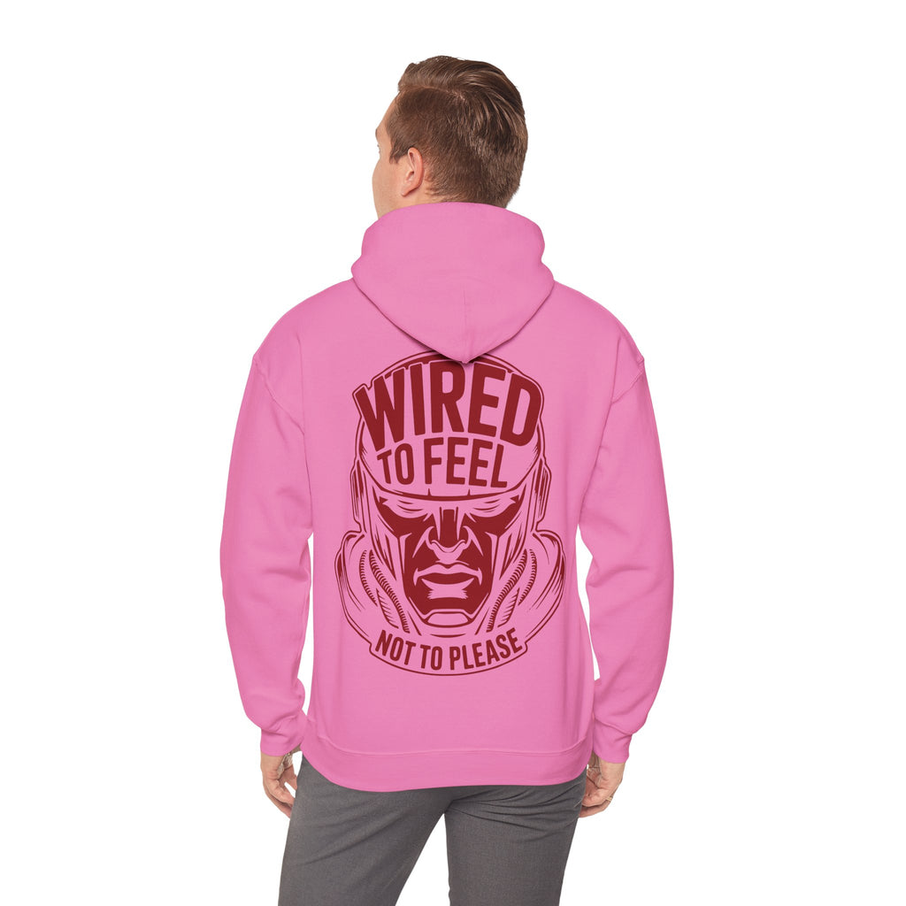 Unisex Heavy Blend Hoodie / WIRED TO FEEL NOT TO PEASE