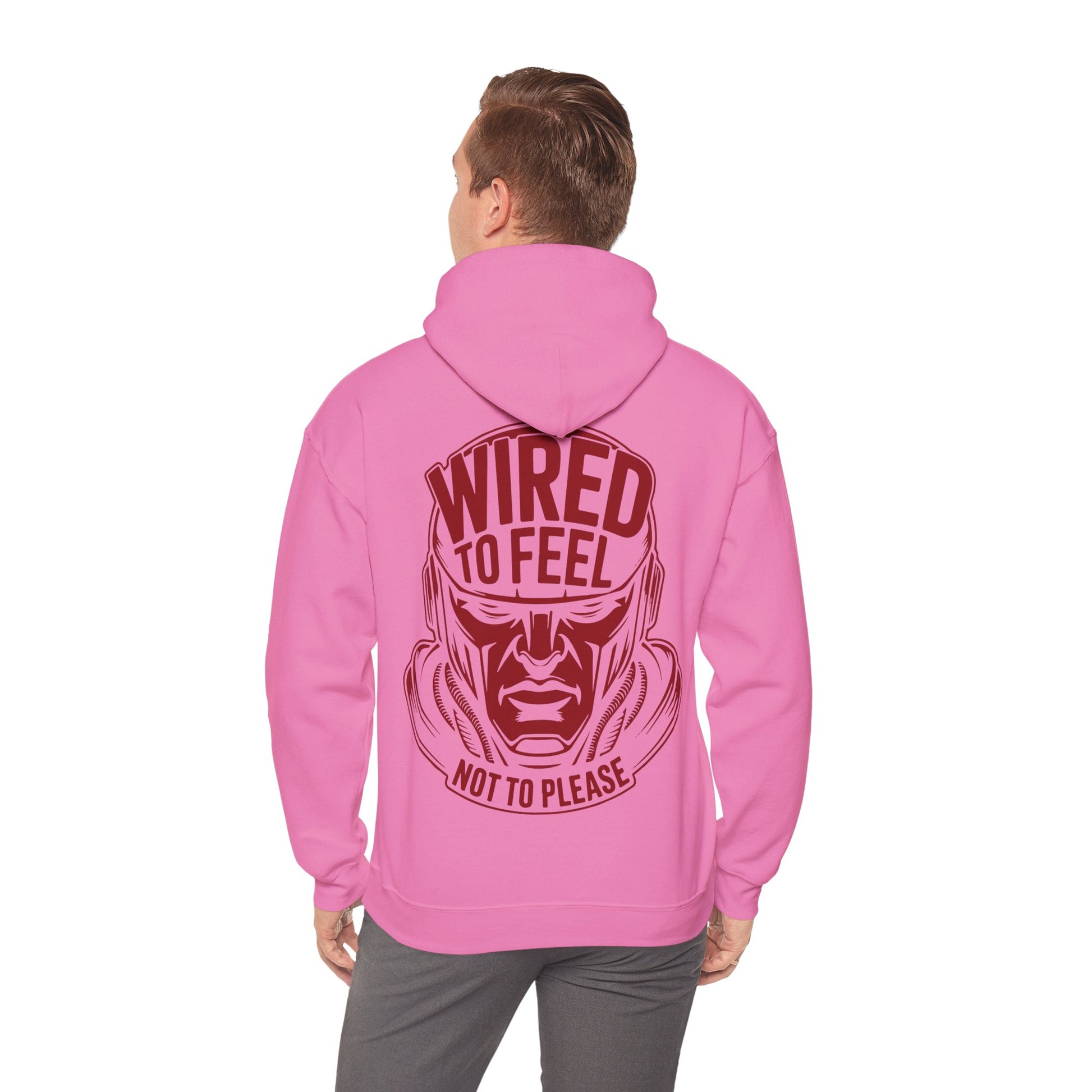 Unisex Heavy Blend Hoodie / WIRED TO FEEL NOT TO PEASE