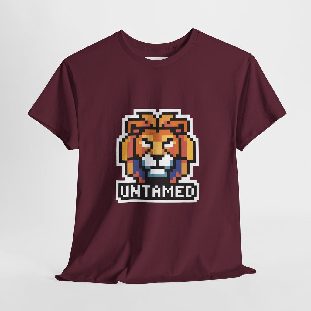 UNTAMED Pixel Lion | Unisex Heavy Cotton Tee