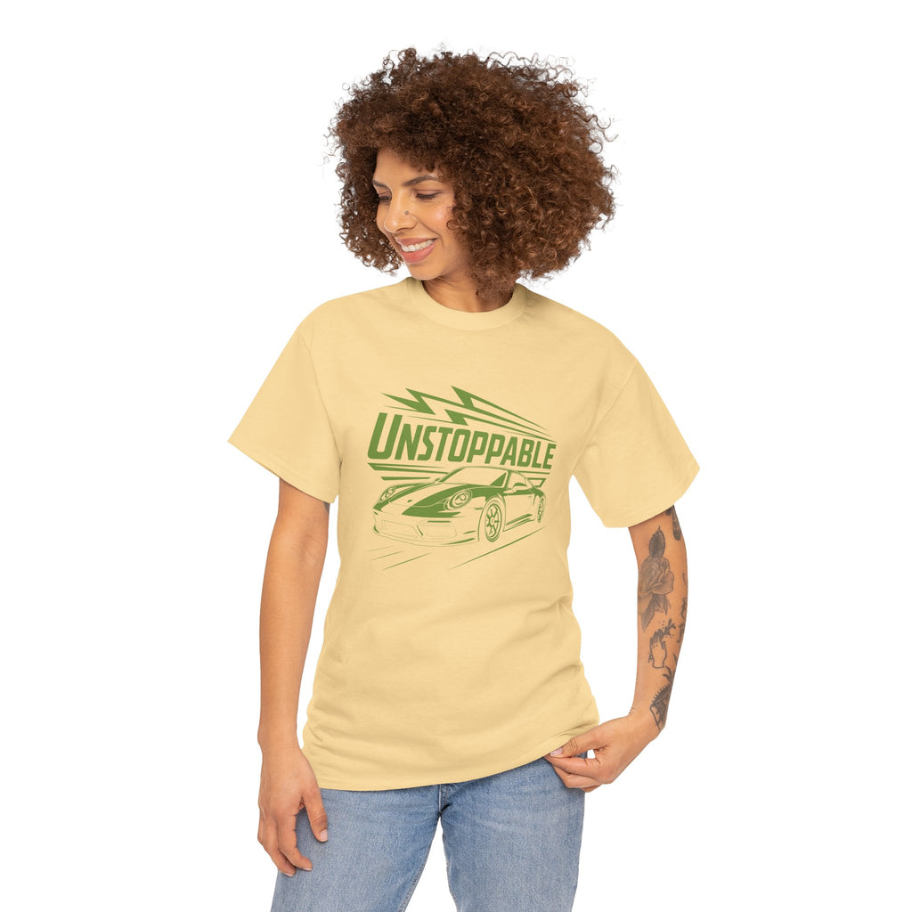UNSTOPPABLE - Bold Porsche-Inspired  | Unisex Heavy Cotton Tee