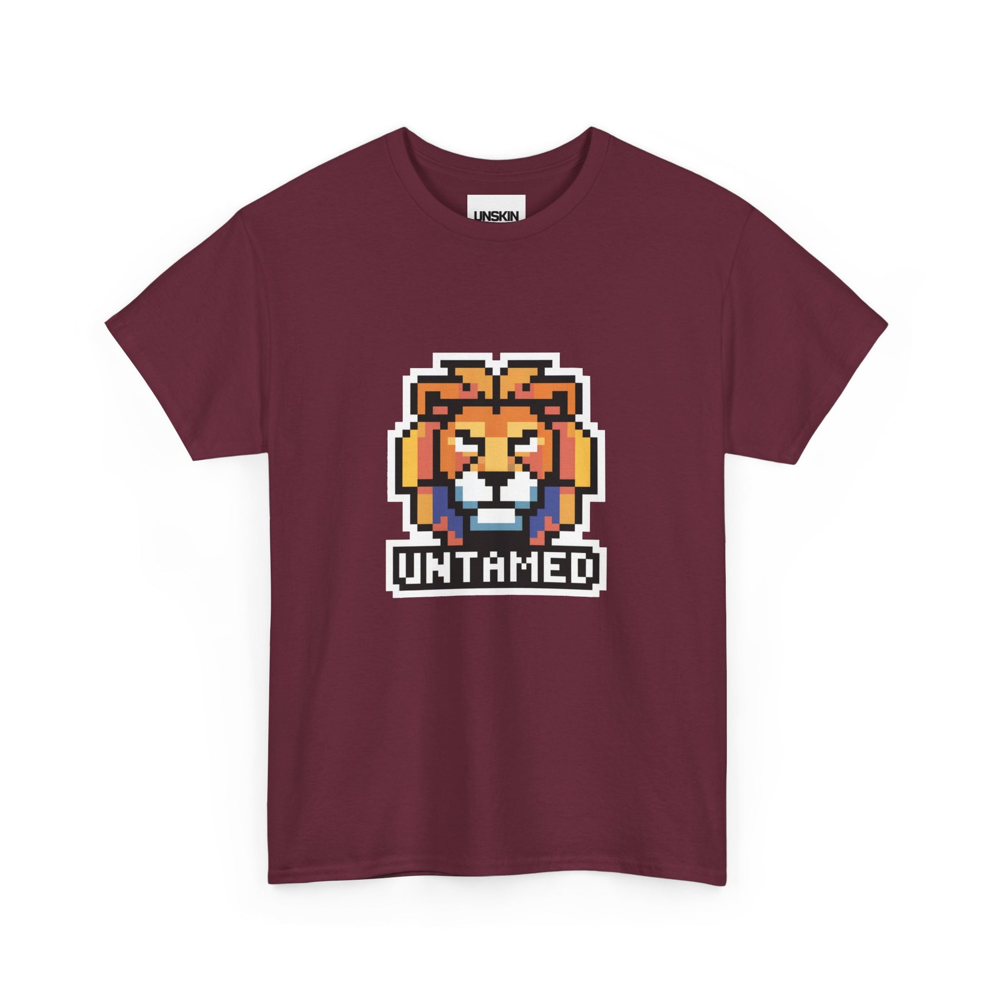 UNTAMED Pixel Lion | Unisex Heavy Cotton Tee