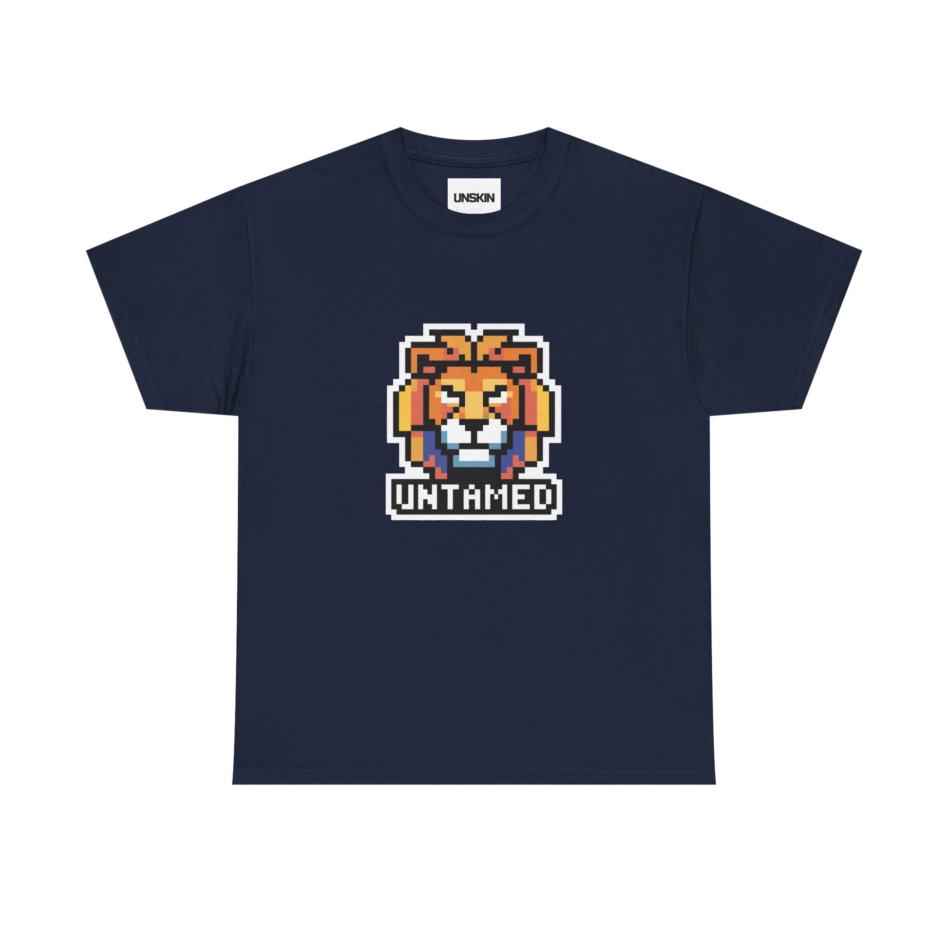 UNTAMED Pixel Lion | Unisex Heavy Cotton Tee