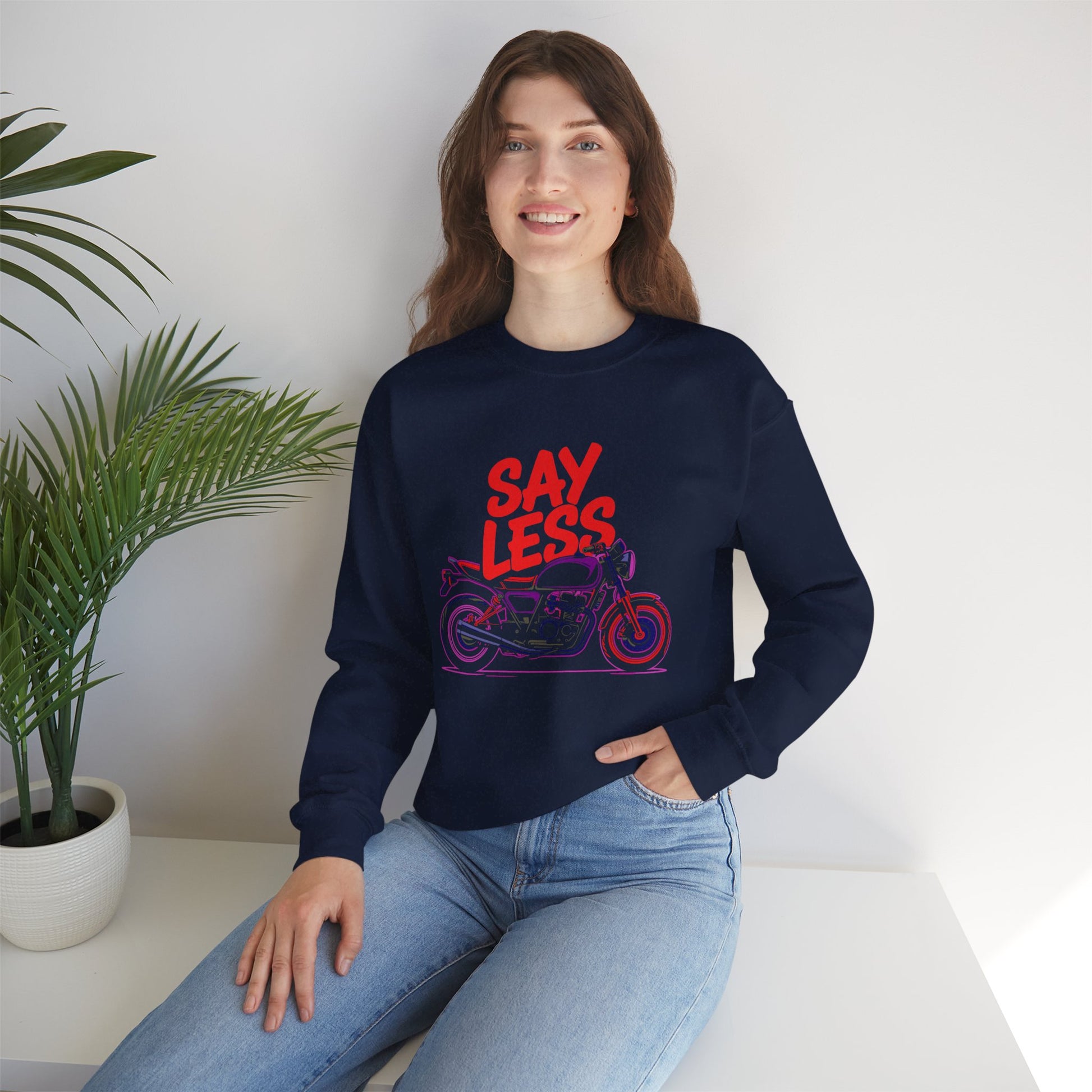 SAY LESS / Unisex Crewneck