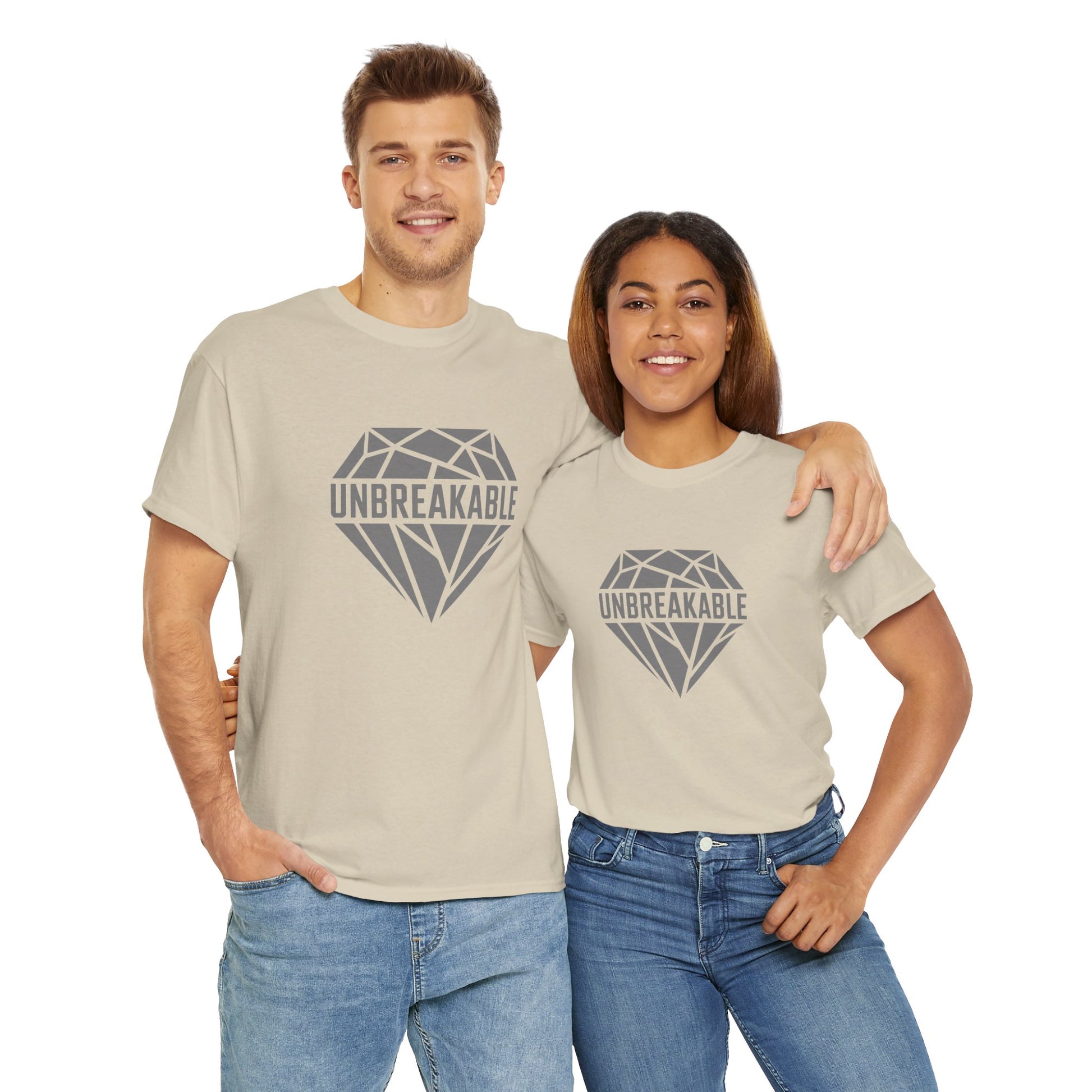 UNBREAKABLE - Diamond Strength | Unisex Heavy Cotton Tee