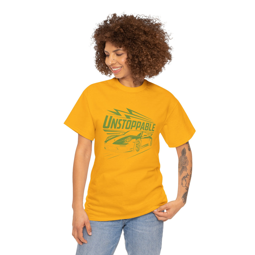 UNSTOPPABLE - Bold Porsche-Inspired  | Unisex Heavy Cotton Tee