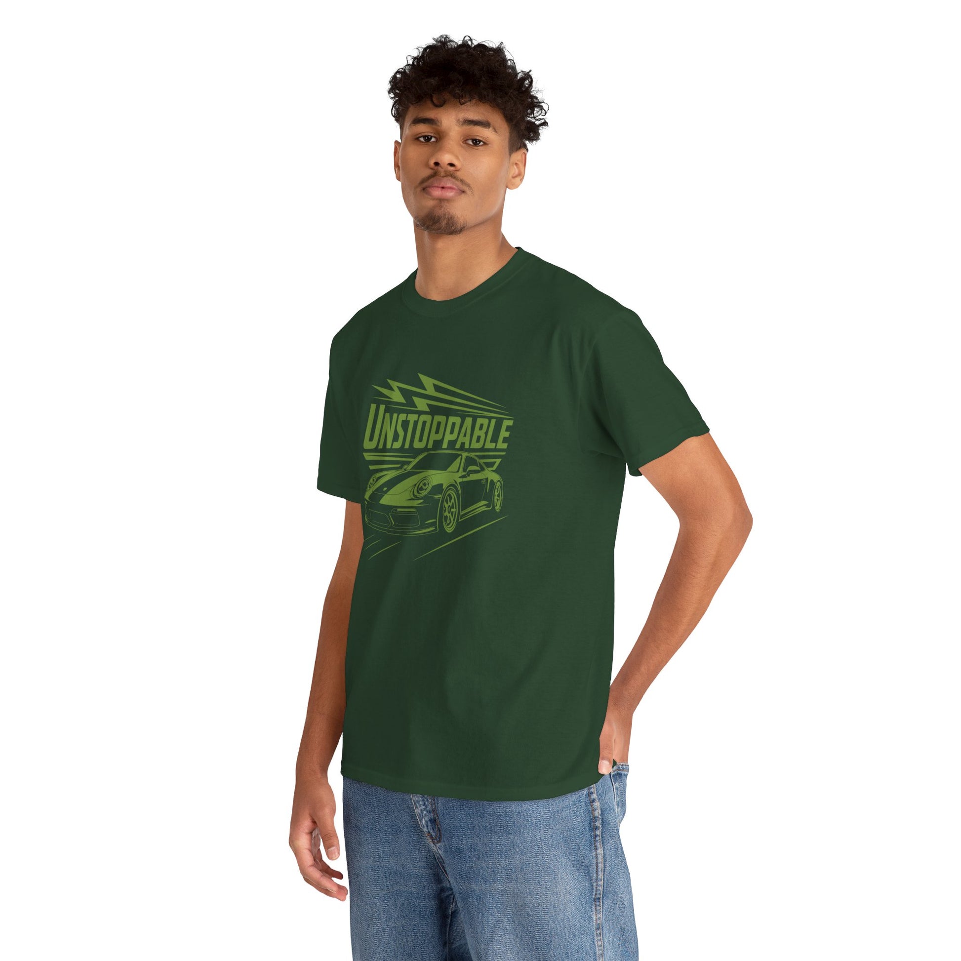 UNSTOPPABLE - Bold Porsche-Inspired  | Unisex Heavy Cotton Tee