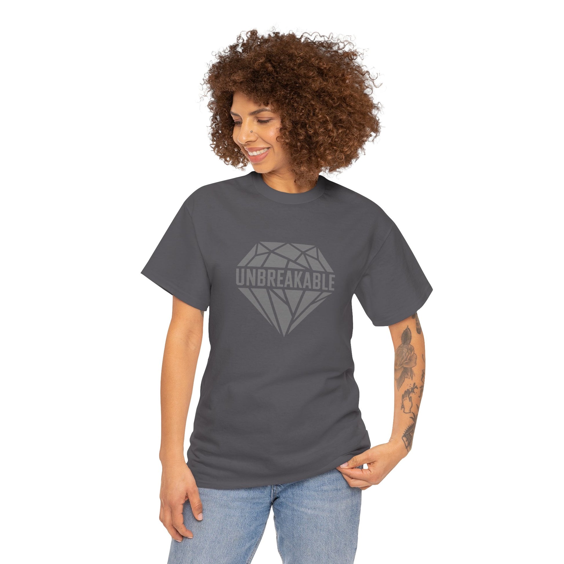 UNBREAKABLE - Diamond Strength | Unisex Heavy Cotton Tee