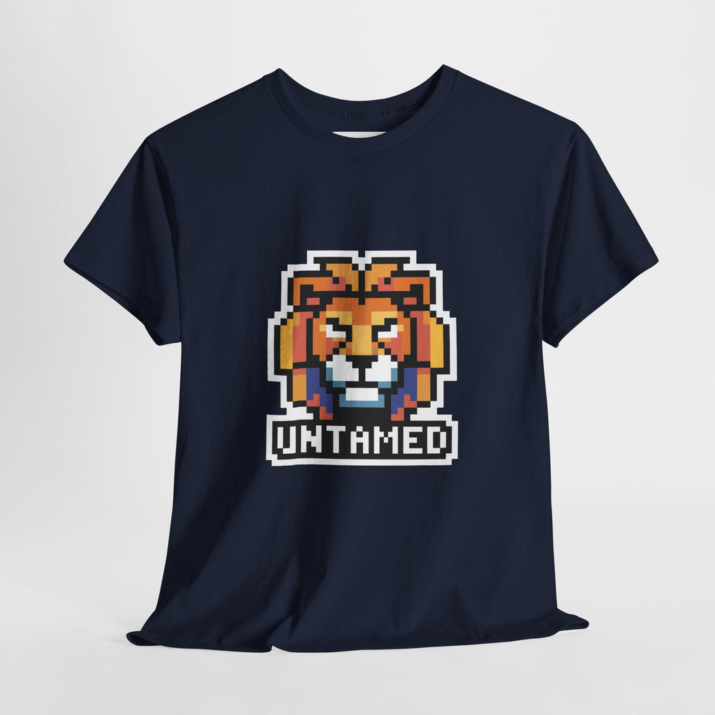 UNTAMED Pixel Lion | Unisex Heavy Cotton Tee