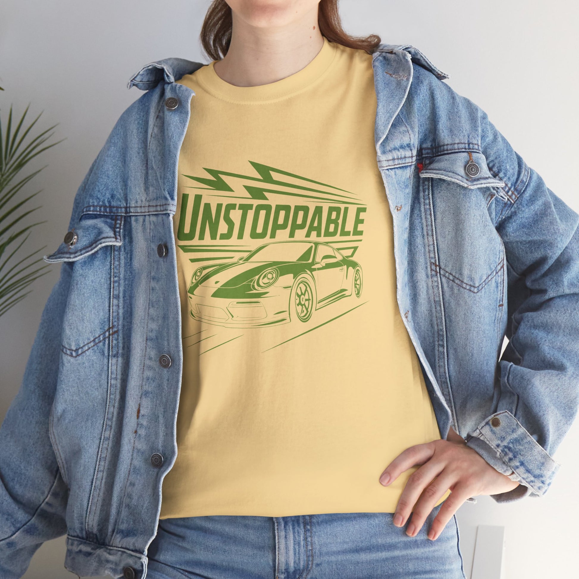 UNSTOPPABLE - Bold Porsche-Inspired  | Unisex Heavy Cotton Tee