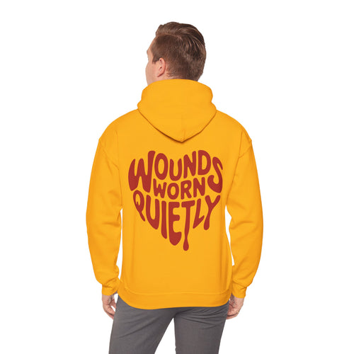 Unisex Heavy Blend Hoodie / WOUNDS WORN QUIETLY