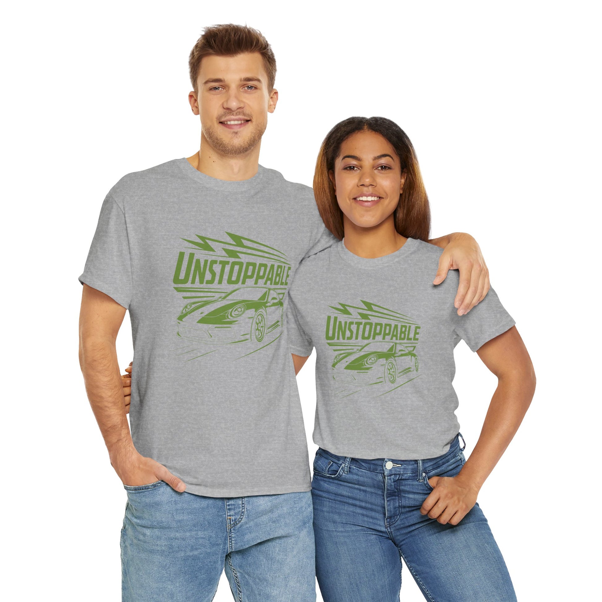 UNSTOPPABLE - Bold Porsche-Inspired  | Unisex Heavy Cotton Tee