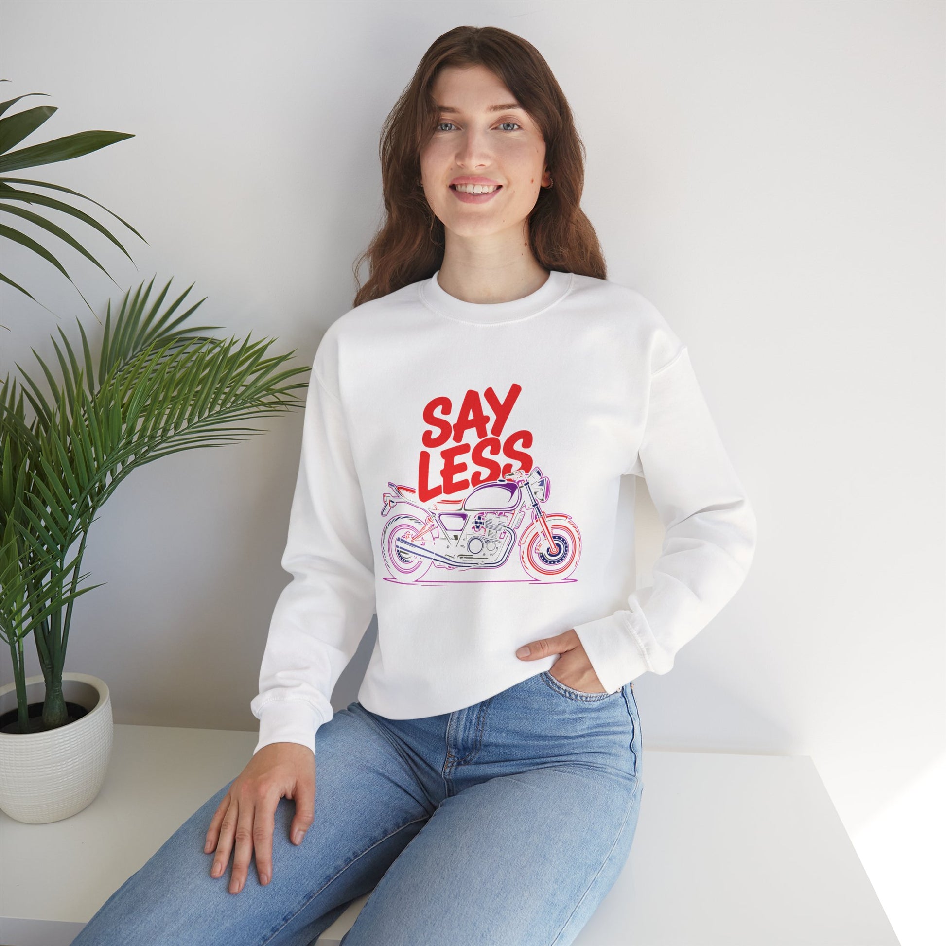 SAY LESS / Unisex Crewneck