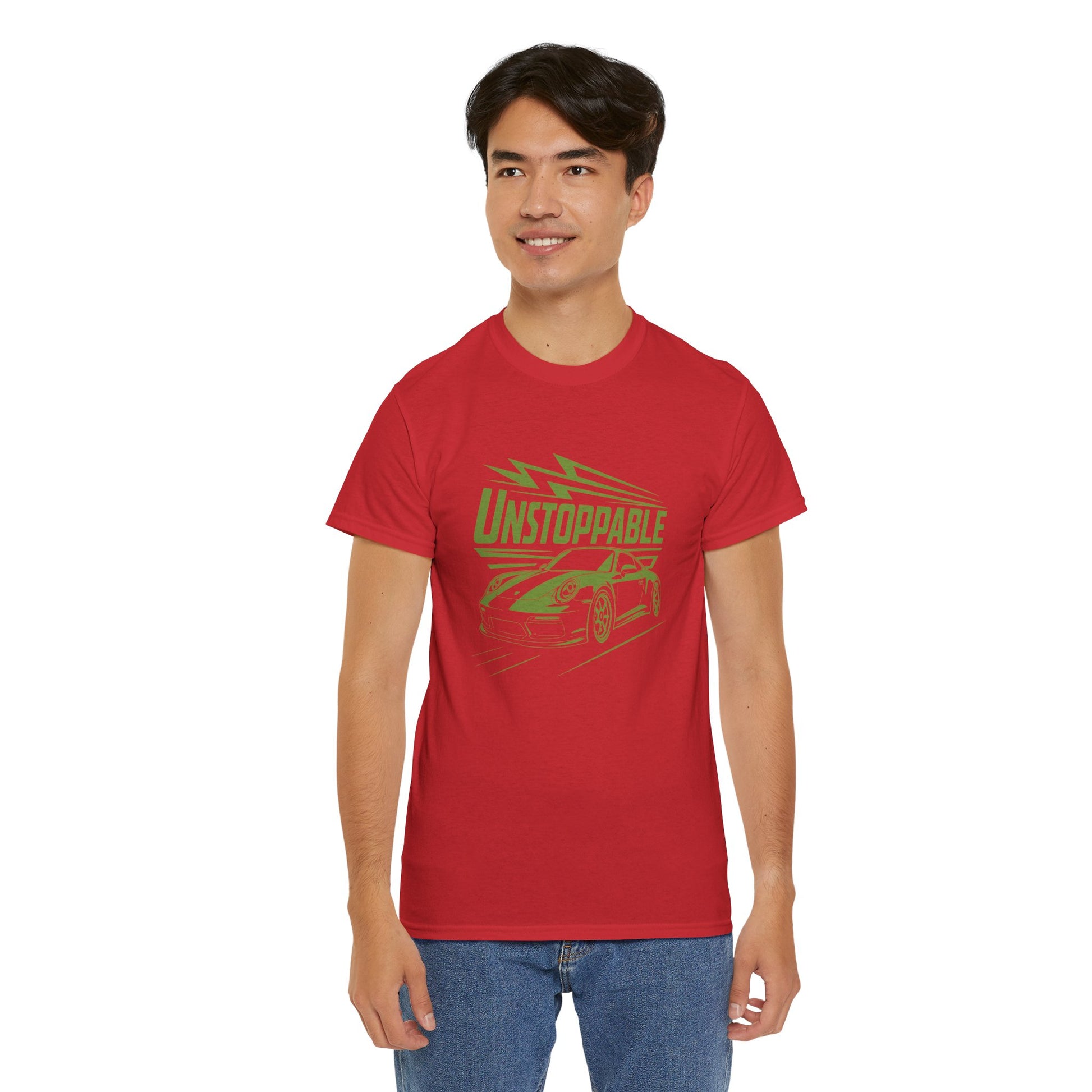 UNSTOPPABLE - Bold Porsche-Inspired  | Unisex Heavy Cotton Tee