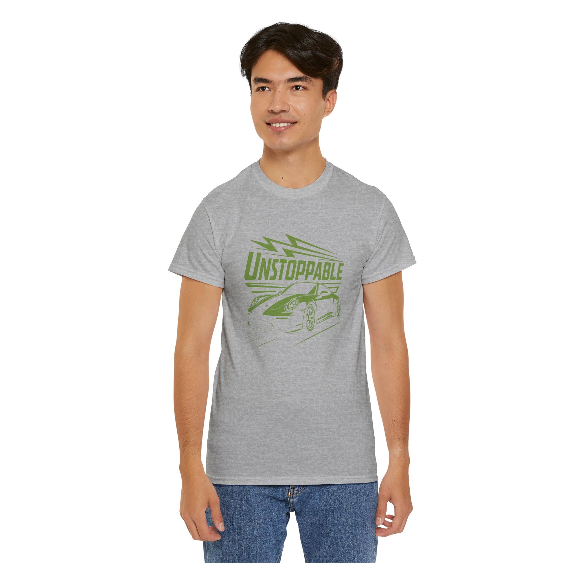 UNSTOPPABLE - Bold Porsche-Inspired  | Unisex Heavy Cotton Tee