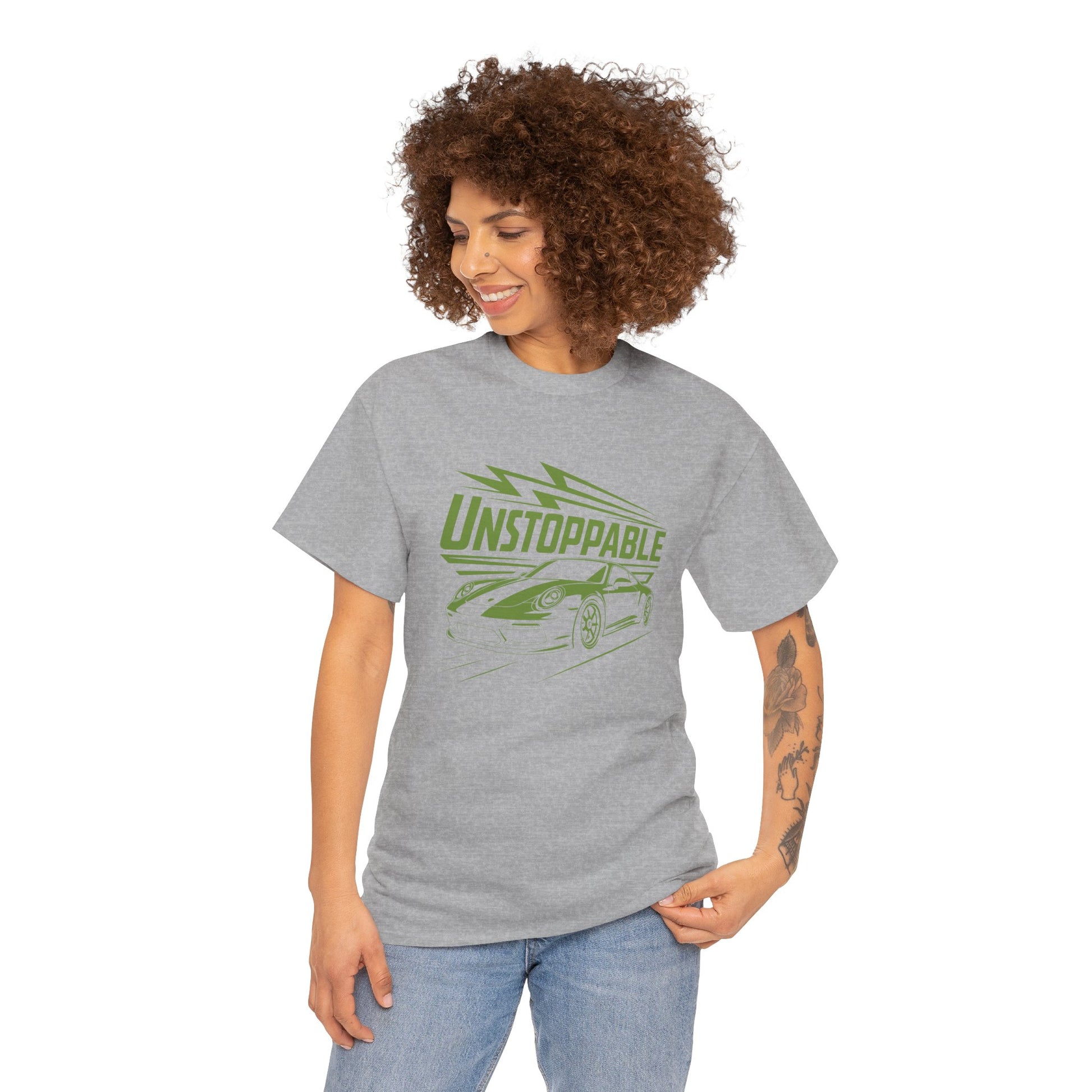 UNSTOPPABLE - Bold Porsche-Inspired  | Unisex Heavy Cotton Tee