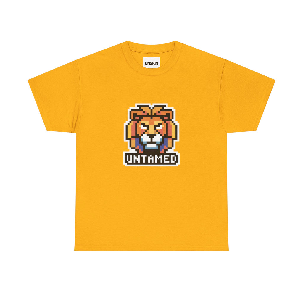 UNTAMED Pixel Lion | Unisex Heavy Cotton Tee