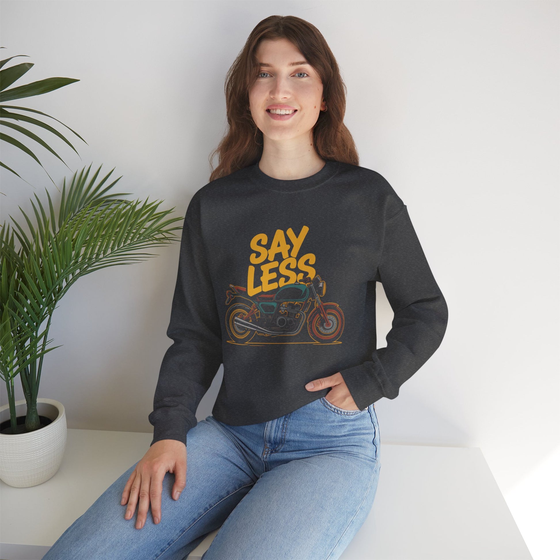 SAY LESS / Unisex Crewneck