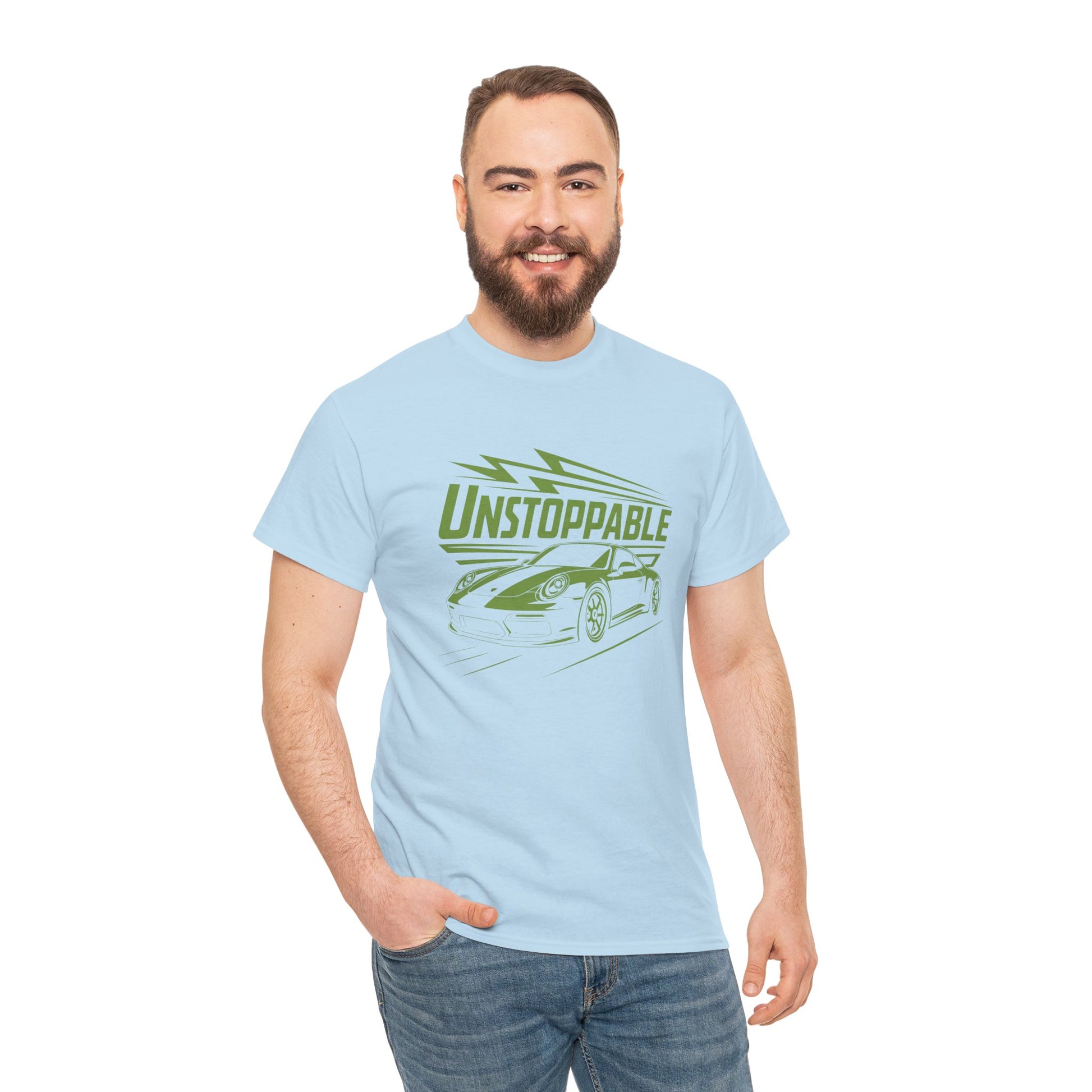 UNSTOPPABLE - Bold Porsche-Inspired  | Unisex Heavy Cotton Tee